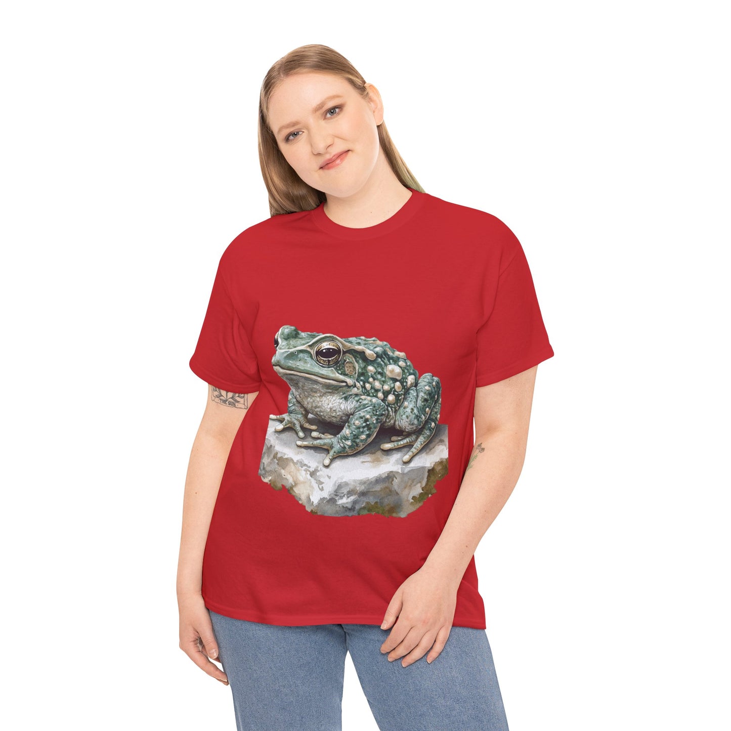 Frog Art Unisex Cotton Tee, Animal Lover Gift, Nature T-Shirt, Eco-Friendly Fashion, Men's & Women's Casual Wear