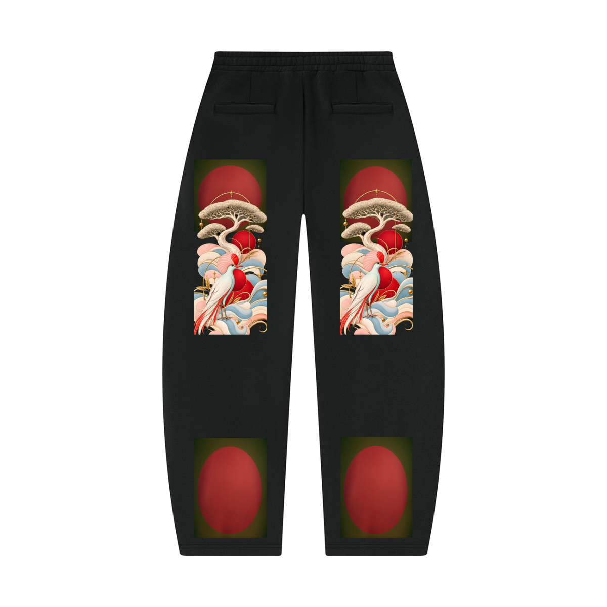 YukiHana Barrel Leg Sweatpants