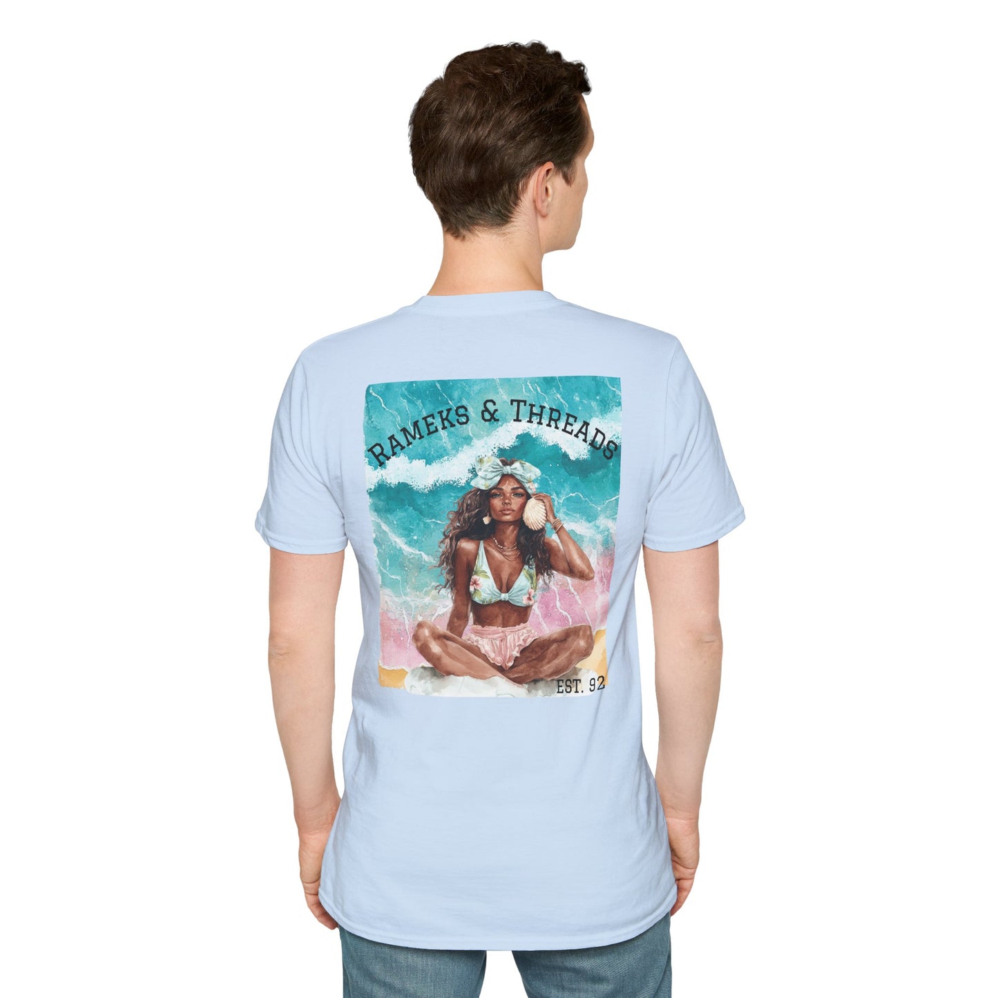 T-Shirt — "Rest Mode Activated" Floral Beach Graphic Tee