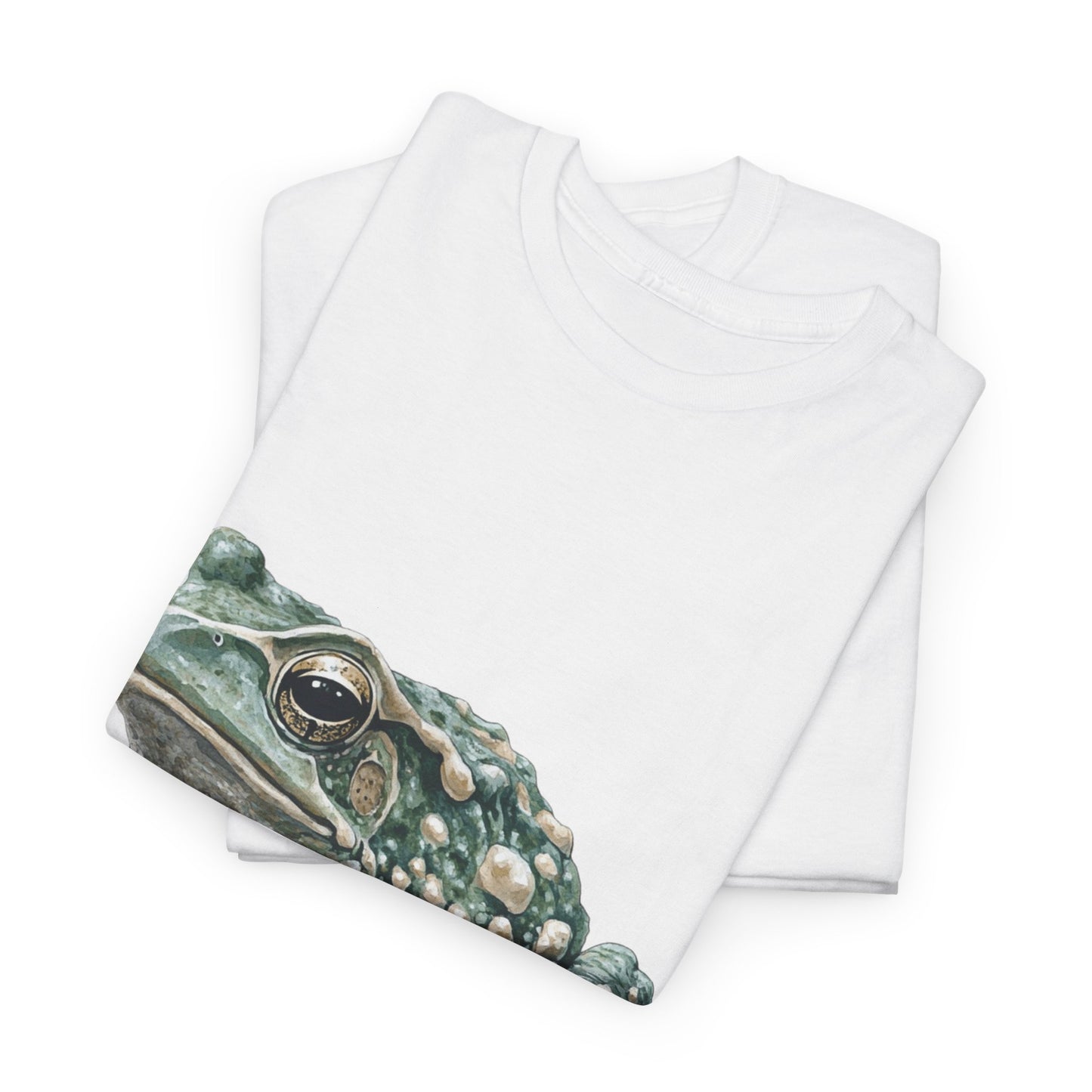 Frog Art Unisex Cotton Tee, Animal Lover Gift, Nature T-Shirt, Eco-Friendly Fashion, Men's & Women's Casual Wear