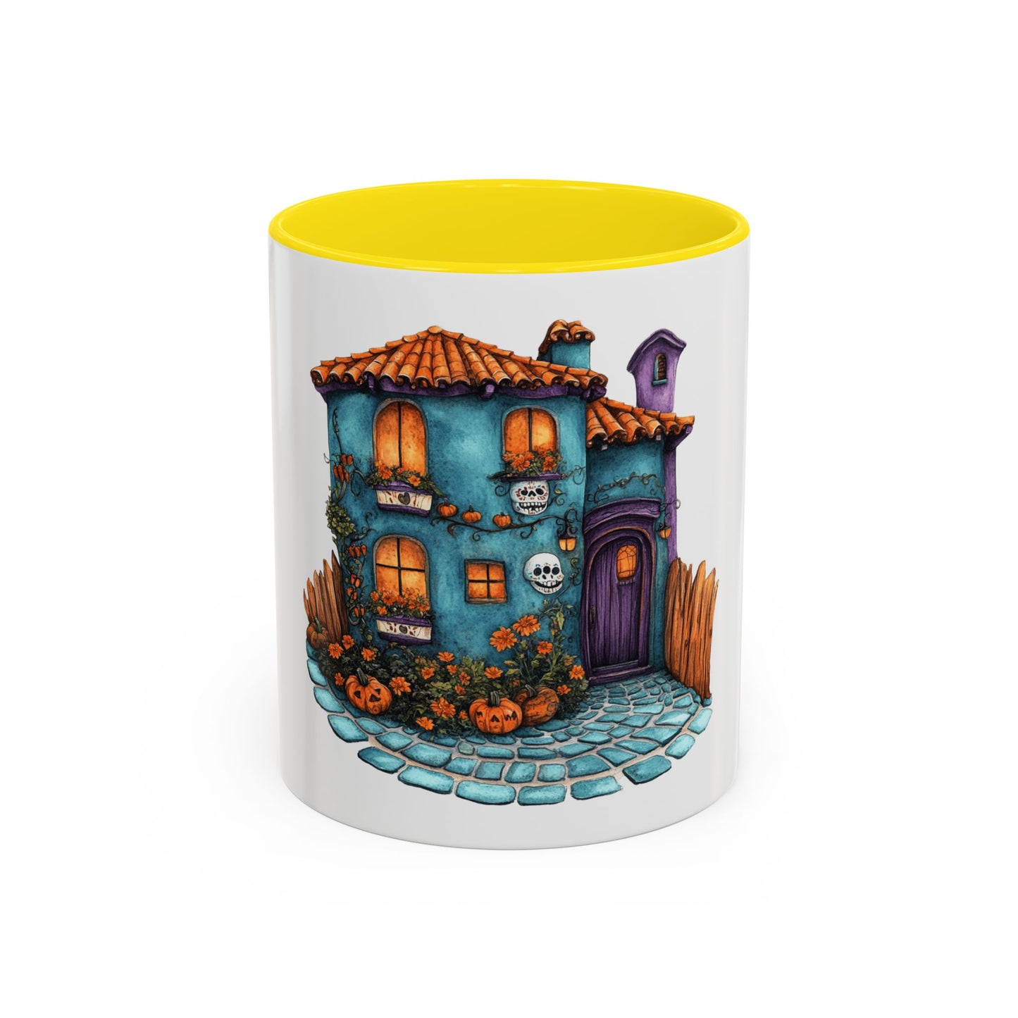 Charming Haunted House Mug - Perfect for Halloween, Coffee Lovers, Home Decor, Gift Idea, Unique Art