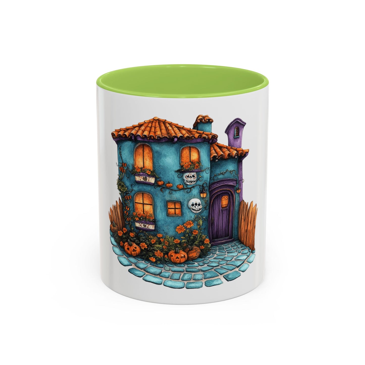 Charming Haunted House Mug - Perfect for Halloween, Coffee Lovers, Home Decor, Gift Idea, Unique Art