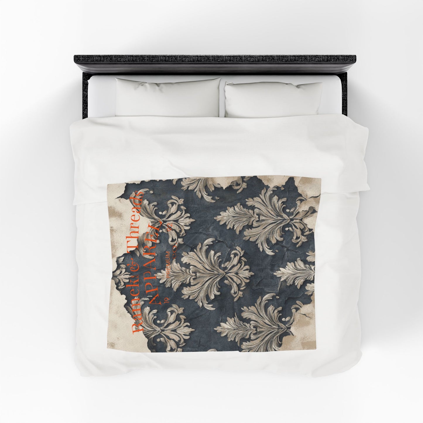 Vintage pattern Velveteen Plush Blanket