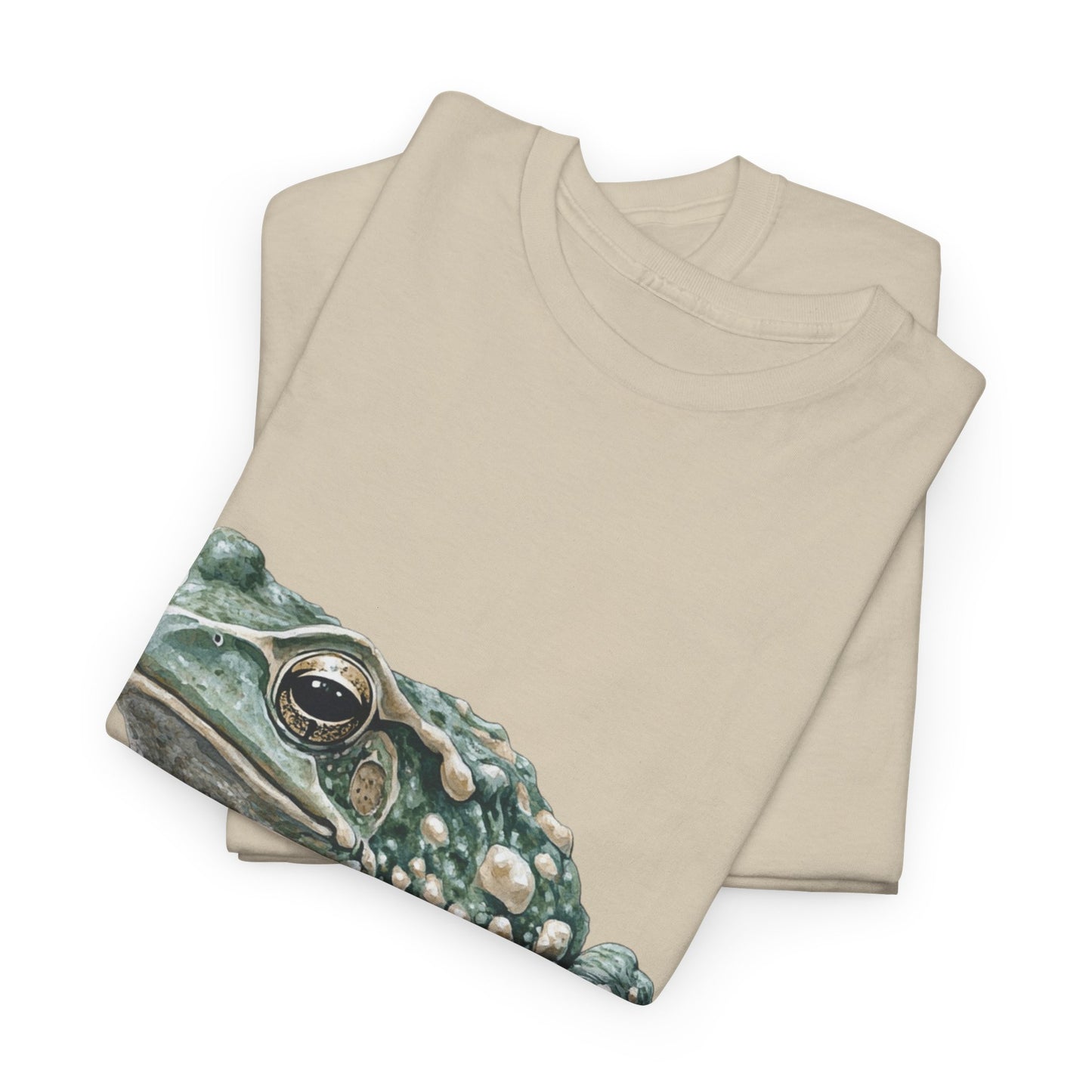 Frog Art Unisex Cotton Tee, Animal Lover Gift, Nature T-Shirt, Eco-Friendly Fashion, Men's & Women's Casual Wear