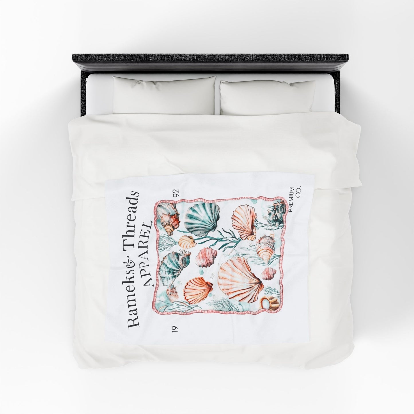Ocean Velveteen Plush Blanket