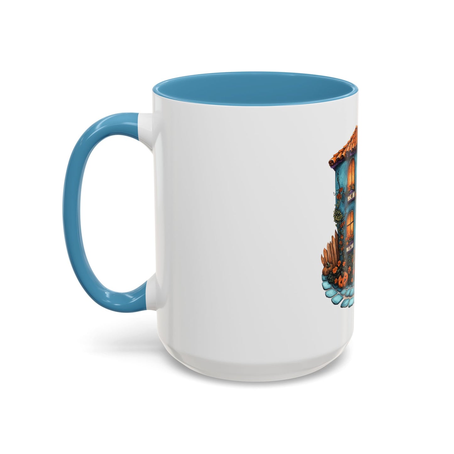 Charming Haunted House Mug - Perfect for Halloween, Coffee Lovers, Home Decor, Gift Idea, Unique Art