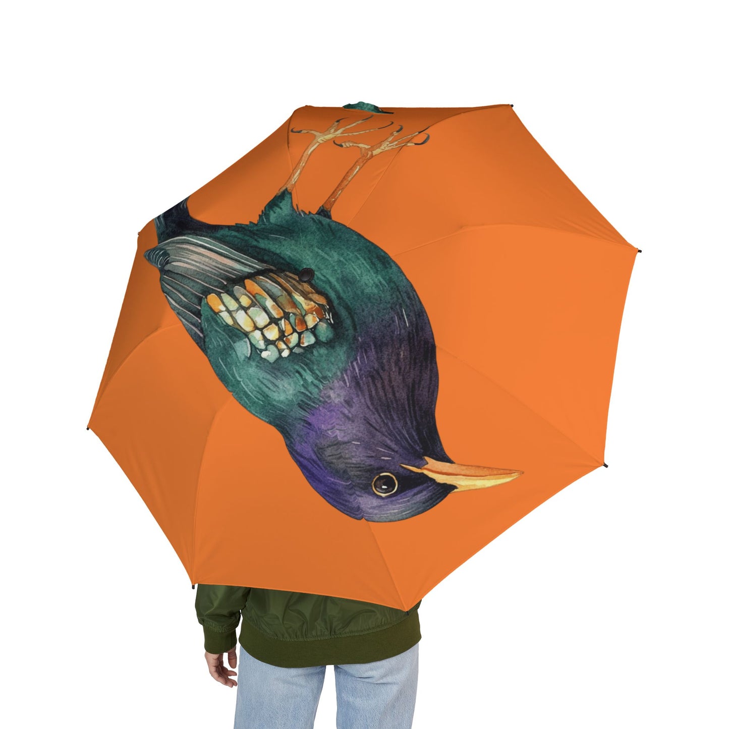 Colorful Bird Print Umbrella - Stylish Rain Gear for Bird Lovers, Foldable Umbrella, Gifts for Nature Enthusiasts, Trendy Rain [...]