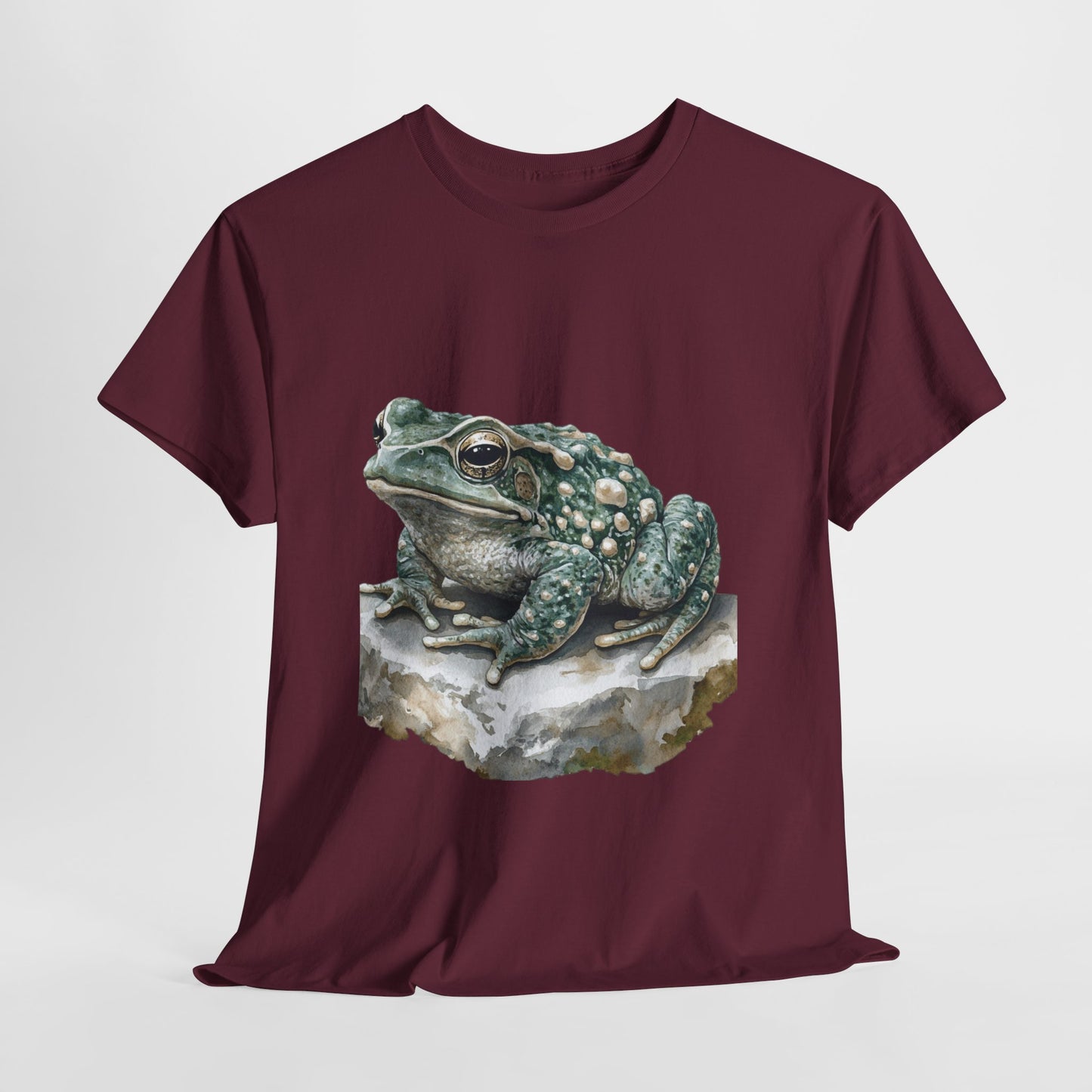 Frog Art Unisex Cotton Tee, Animal Lover Gift, Nature T-Shirt, Eco-Friendly Fashion, Men's & Women's Casual Wear