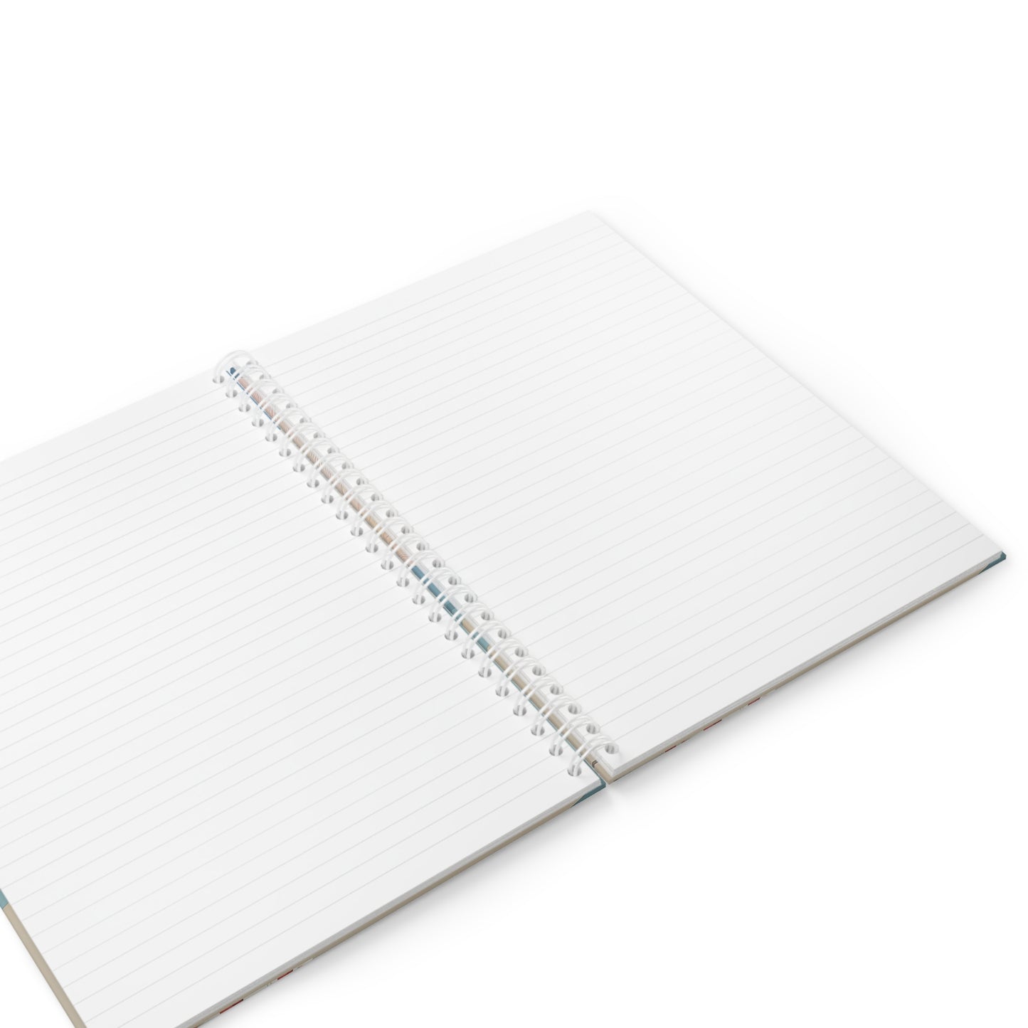 Whimsical Bunny & Axolotl Beach Spiral Notebook — Cute Surreal Journal for Kids & Teens