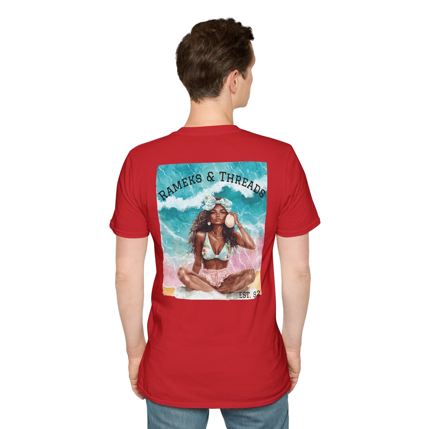 T-Shirt — "Rest Mode Activated" Floral Beach Graphic Tee