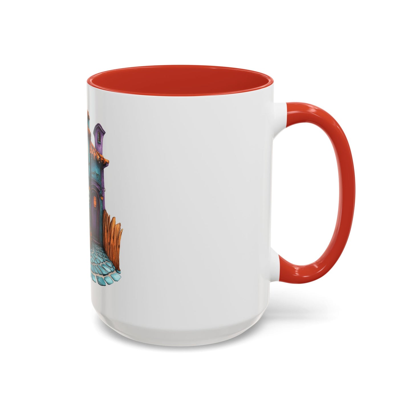 Charming Haunted House Mug - Perfect for Halloween, Coffee Lovers, Home Decor, Gift Idea, Unique Art