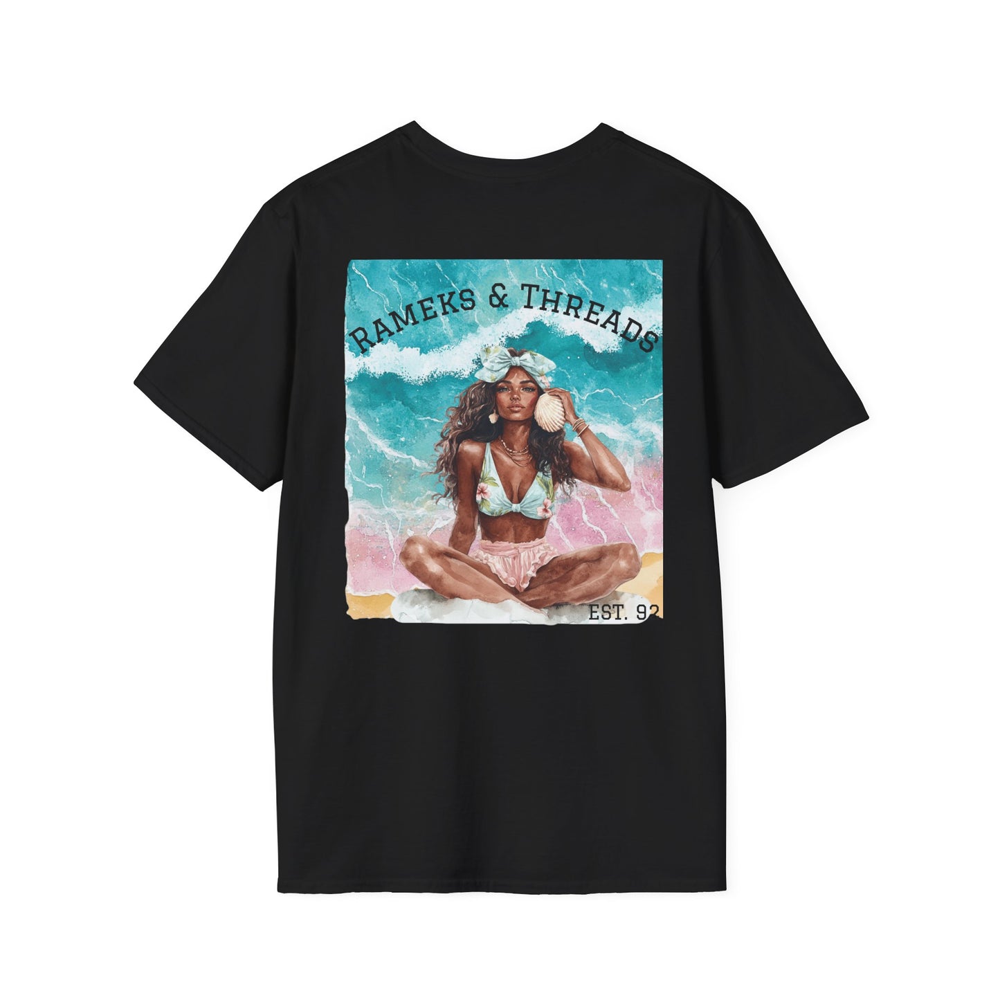 T-Shirt — "Rest Mode Activated" Floral Beach Graphic Tee
