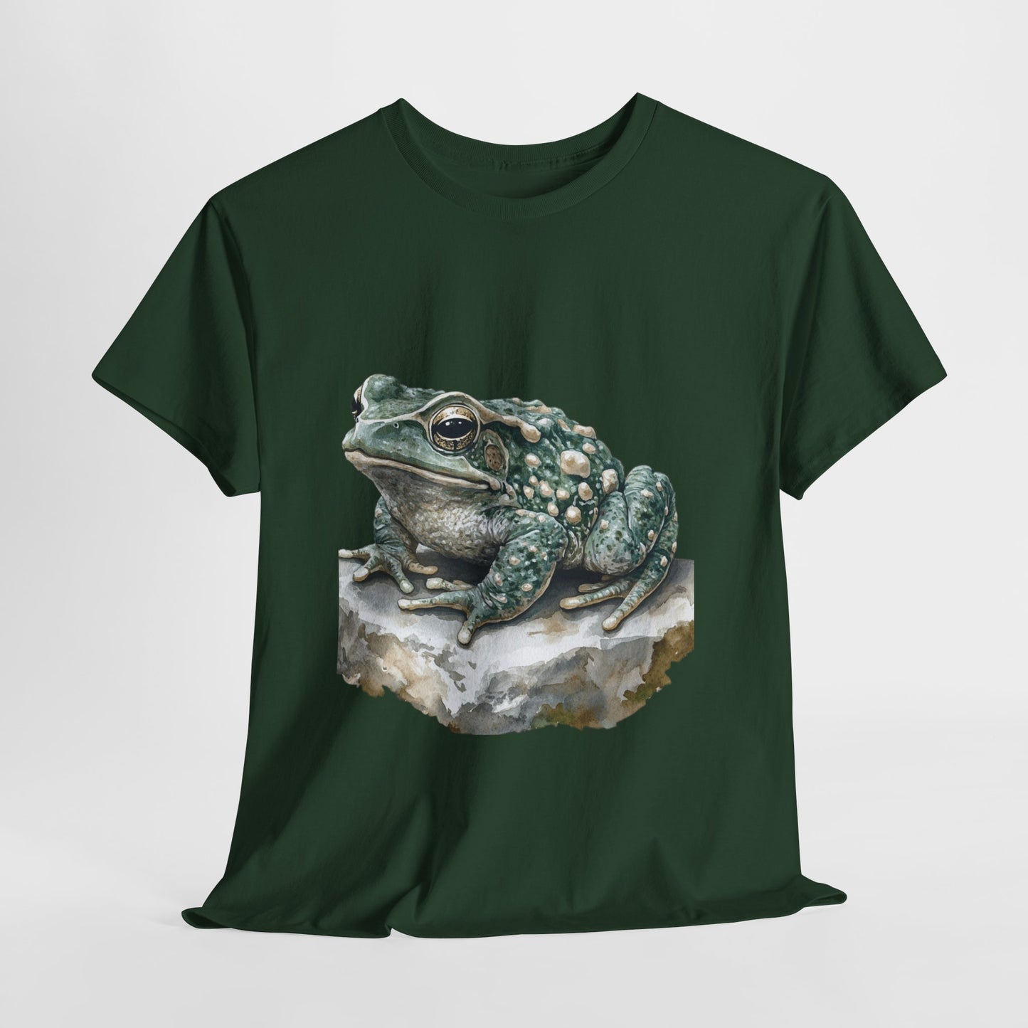 Frog Art Unisex Cotton Tee, Animal Lover Gift, Nature T-Shirt, Eco-Friendly Fashion, Men's & Women's Casual Wear
