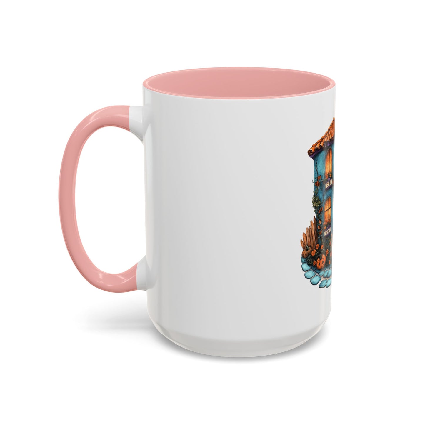 Charming Haunted House Mug - Perfect for Halloween, Coffee Lovers, Home Decor, Gift Idea, Unique Art