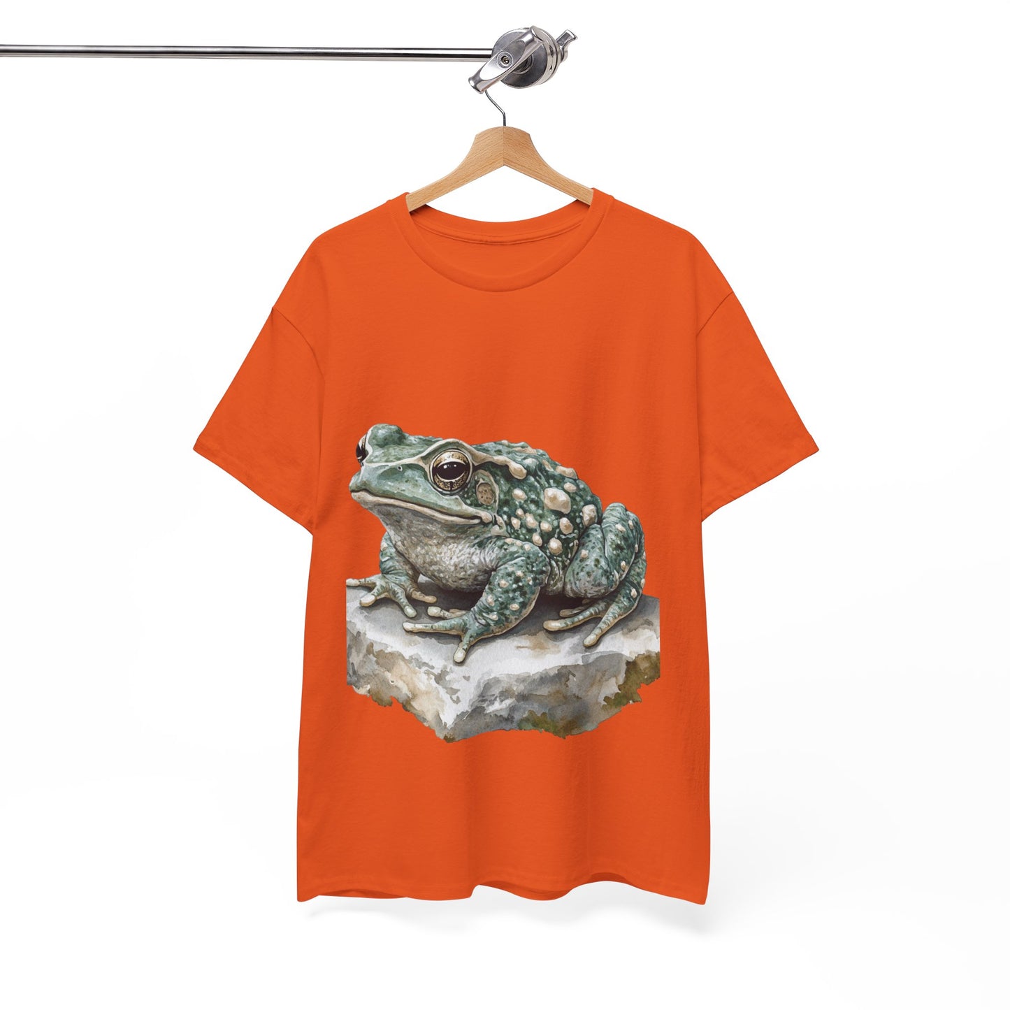 Frog Art Unisex Cotton Tee, Animal Lover Gift, Nature T-Shirt, Eco-Friendly Fashion, Men's & Women's Casual Wear