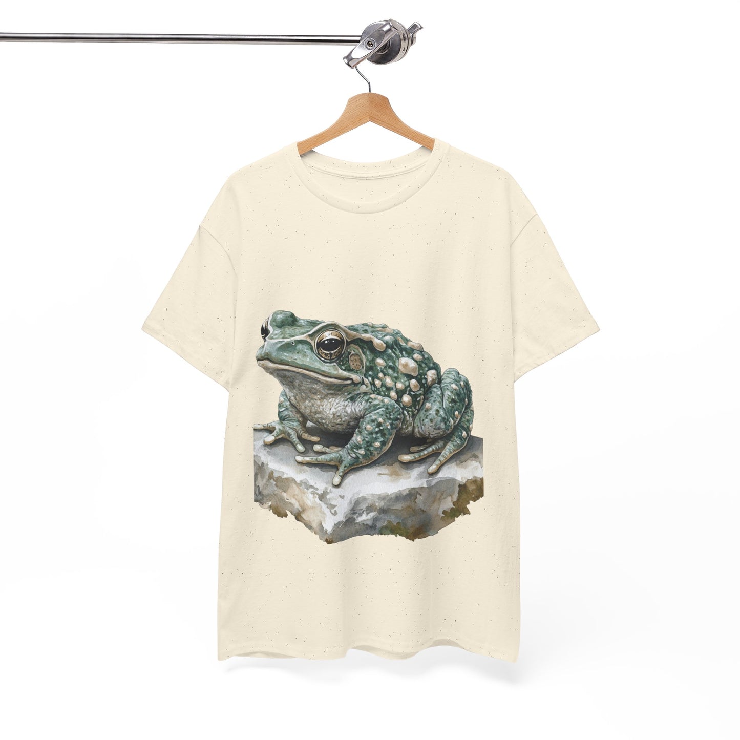Frog Art Unisex Cotton Tee, Animal Lover Gift, Nature T-Shirt, Eco-Friendly Fashion, Men's & Women's Casual Wear