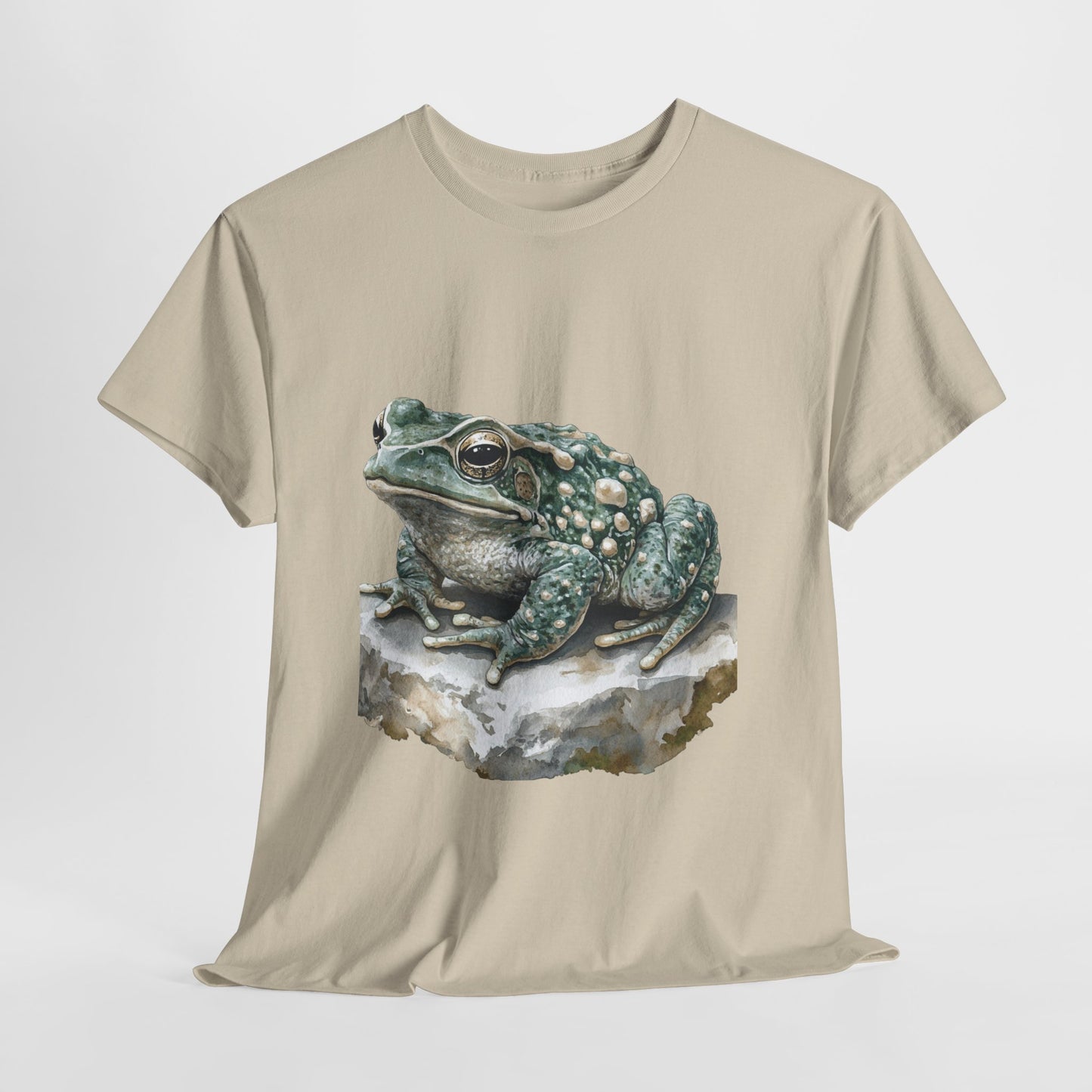 Frog Art Unisex Cotton Tee, Animal Lover Gift, Nature T-Shirt, Eco-Friendly Fashion, Men's & Women's Casual Wear