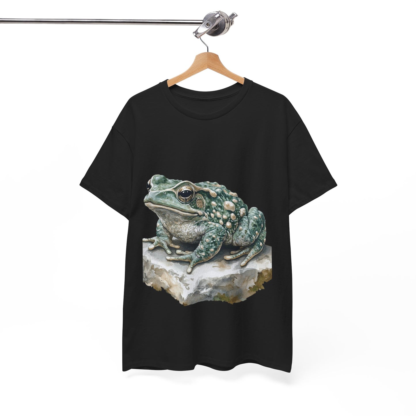 Frog Art Unisex Cotton Tee, Animal Lover Gift, Nature T-Shirt, Eco-Friendly Fashion, Men's & Women's Casual Wear