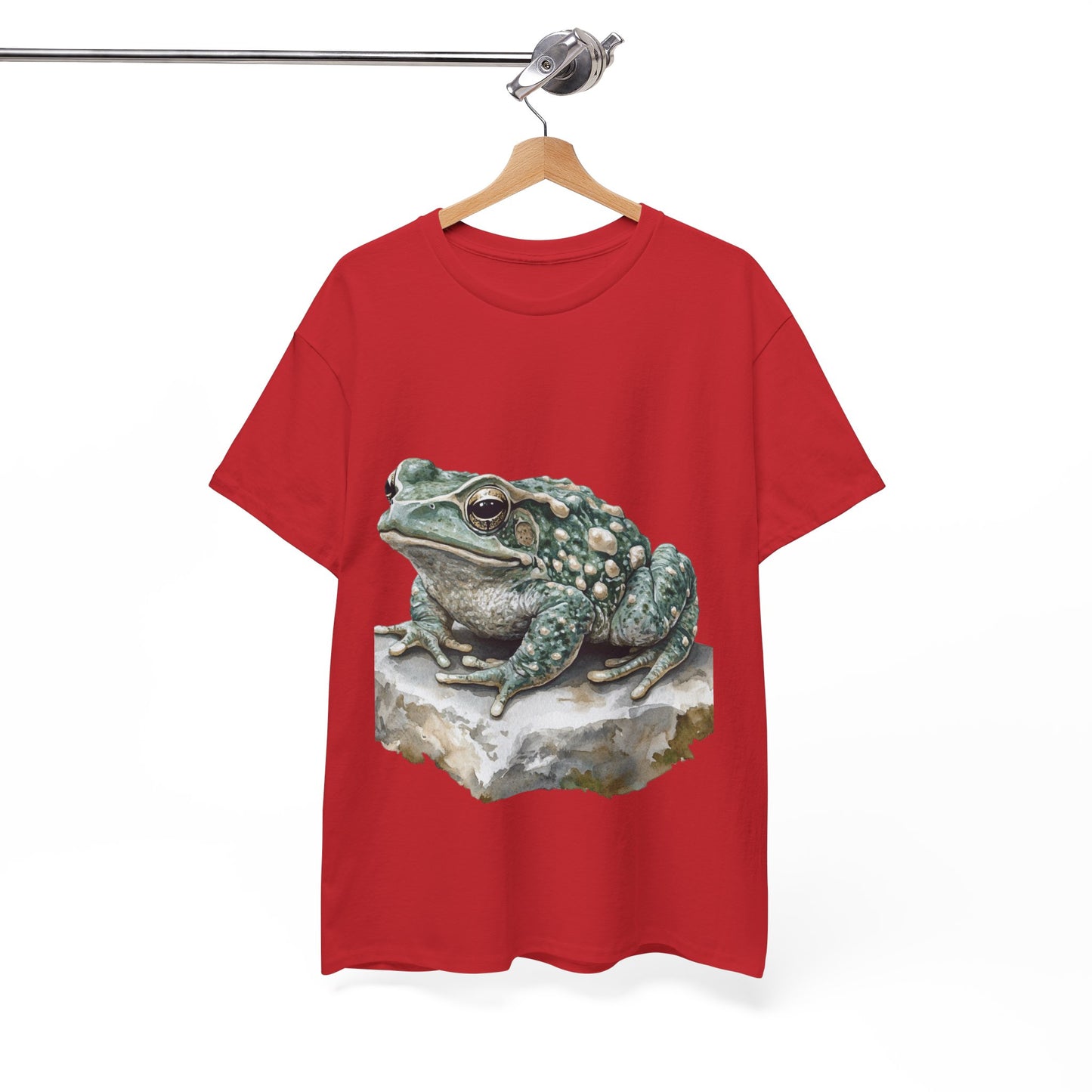 Frog Art Unisex Cotton Tee, Animal Lover Gift, Nature T-Shirt, Eco-Friendly Fashion, Men's & Women's Casual Wear