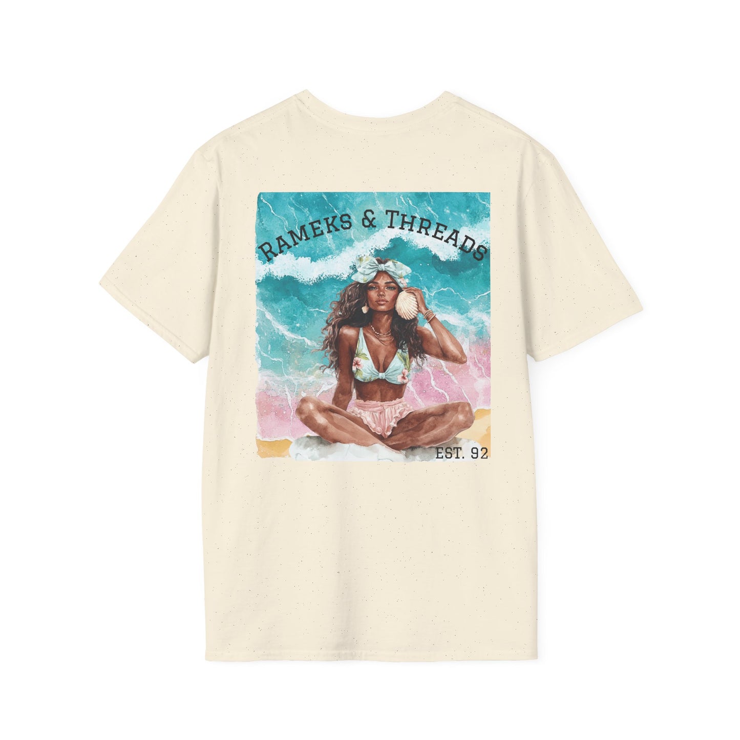 T-Shirt — "Rest Mode Activated" Floral Beach Graphic Tee
