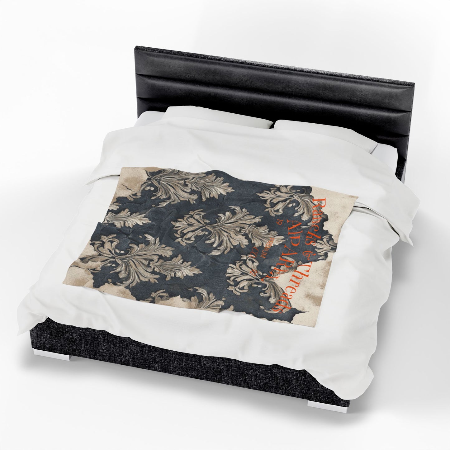 Vintage pattern Velveteen Plush Blanket