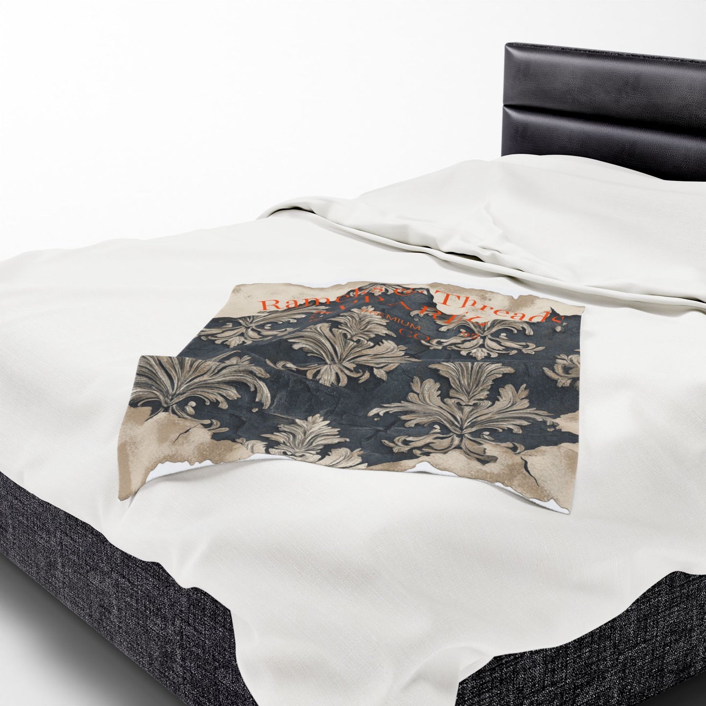 Vintage pattern Velveteen Plush Blanket