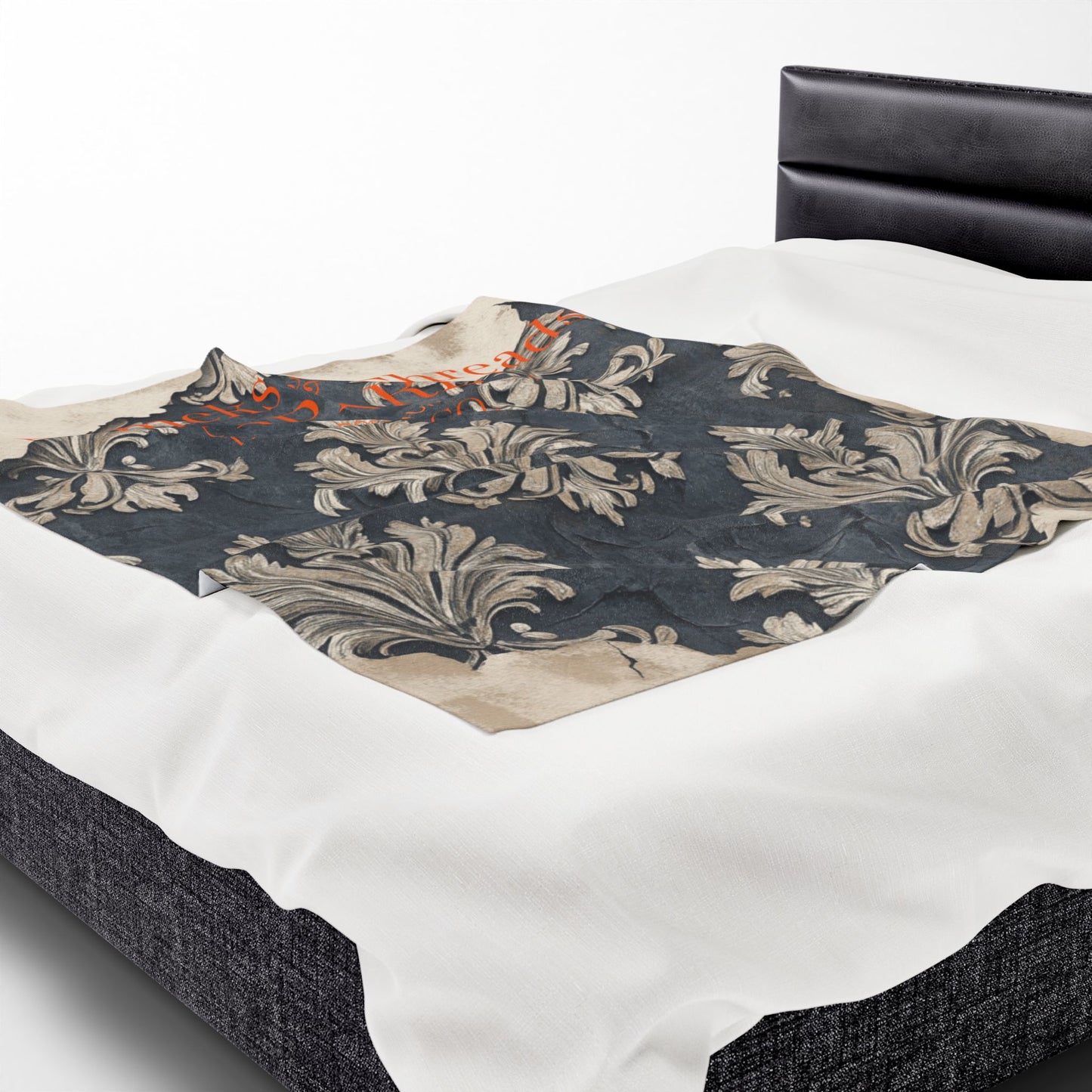 Vintage pattern Velveteen Plush Blanket