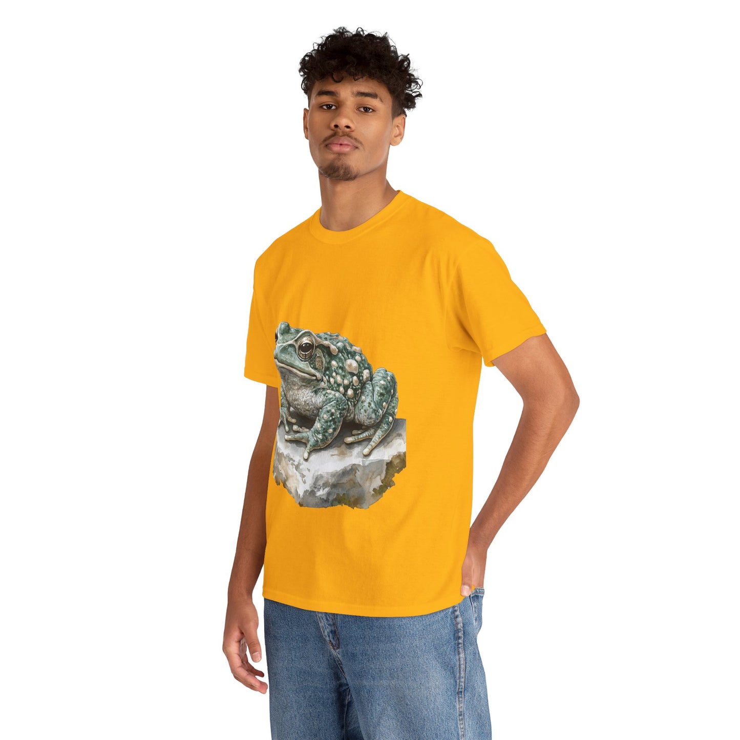 Frog Art Unisex Cotton Tee, Animal Lover Gift, Nature T-Shirt, Eco-Friendly Fashion, Men's & Women's Casual Wear