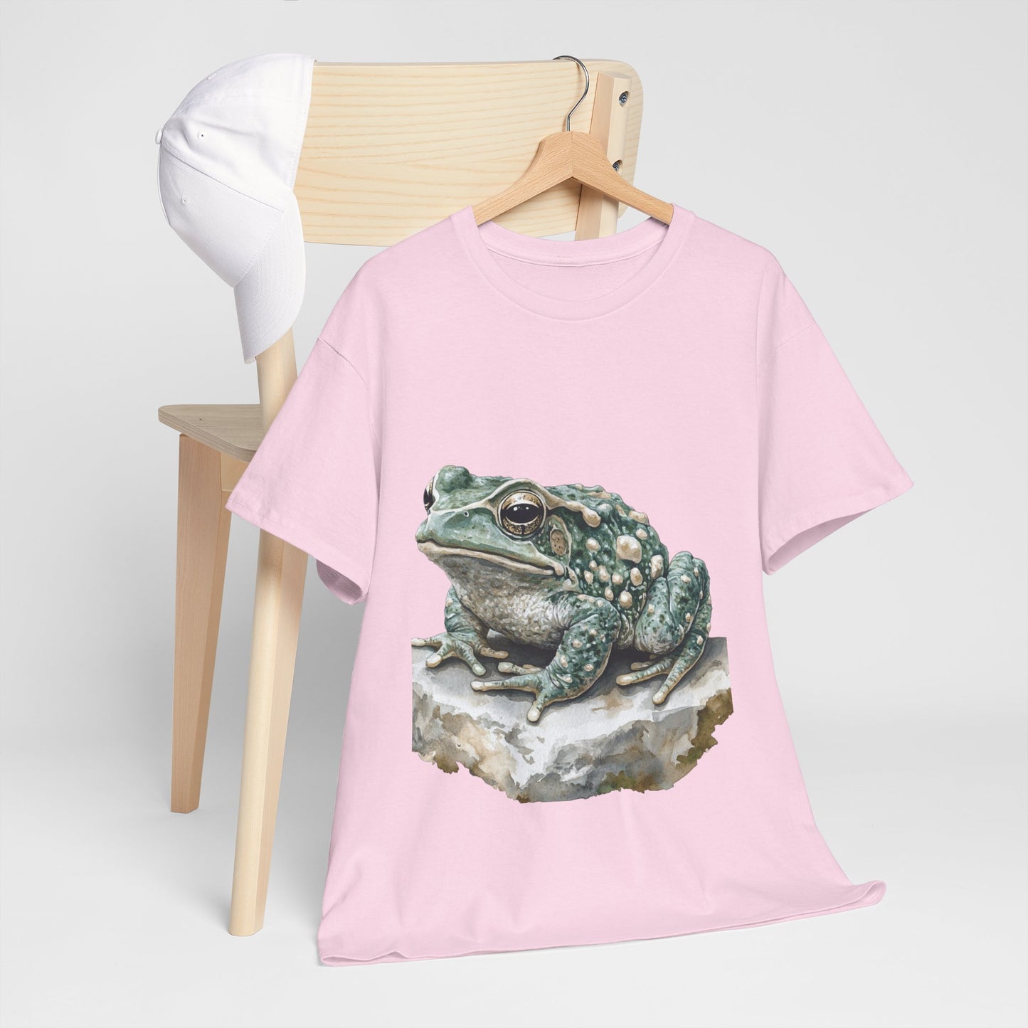 Frog Art Unisex Cotton Tee, Animal Lover Gift, Nature T-Shirt, Eco-Friendly Fashion, Men's & Women's Casual Wear