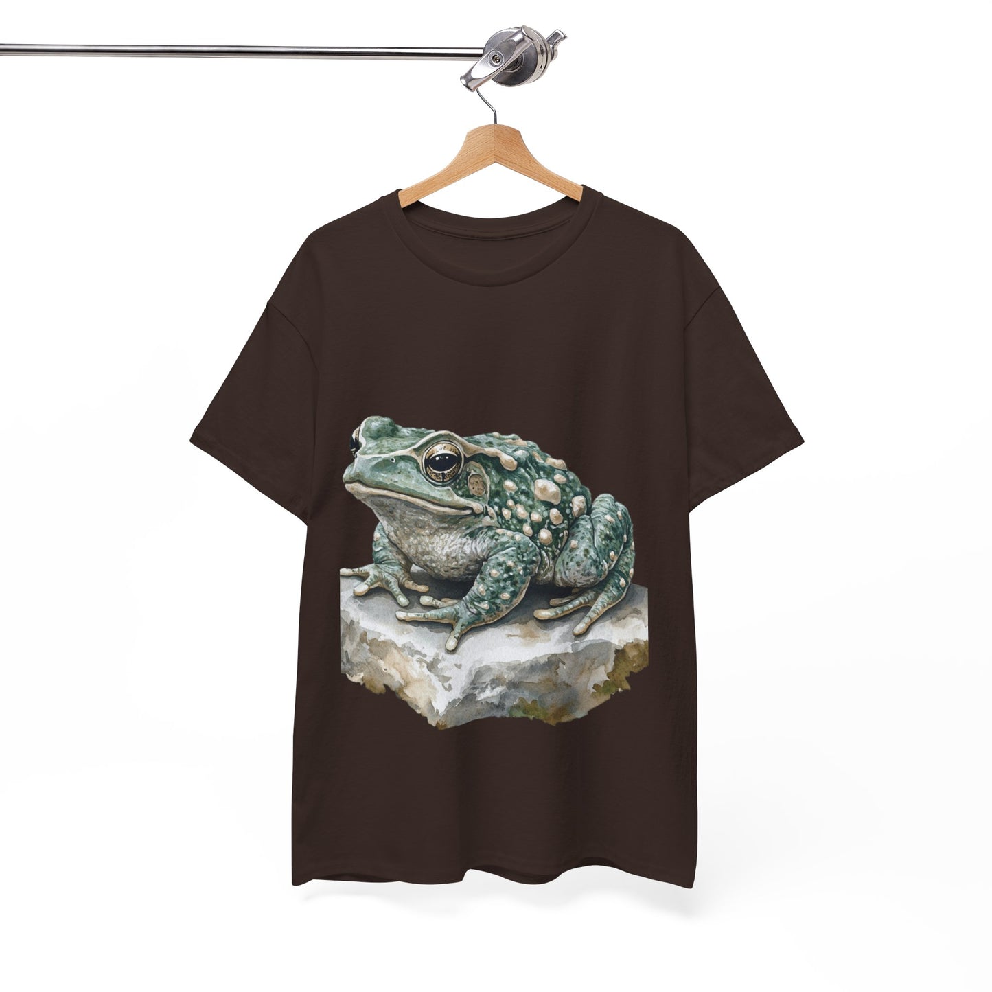 Frog Art Unisex Cotton Tee, Animal Lover Gift, Nature T-Shirt, Eco-Friendly Fashion, Men's & Women's Casual Wear