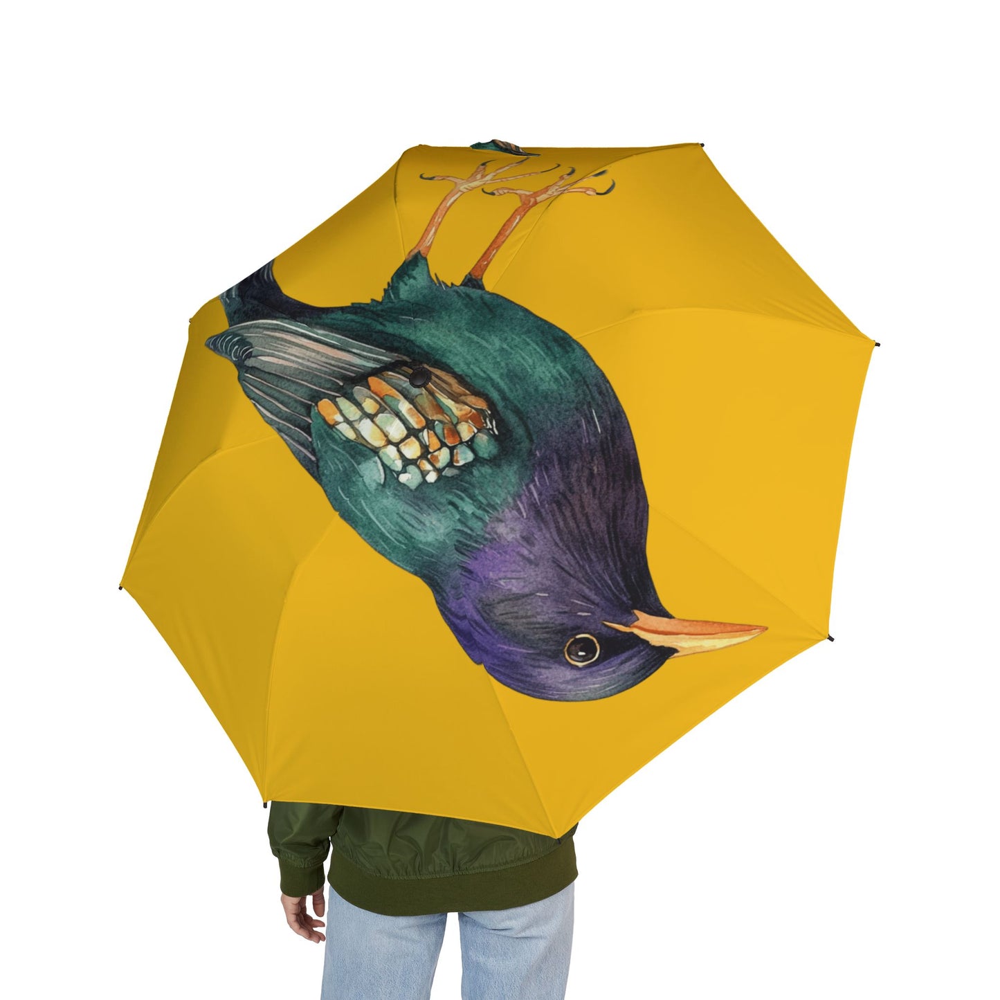 Colorful Bird Print Umbrella - Stylish Rain Gear for Bird Lovers, Foldable Umbrella, Gifts for Nature Enthusiasts, Trendy Rain [...]