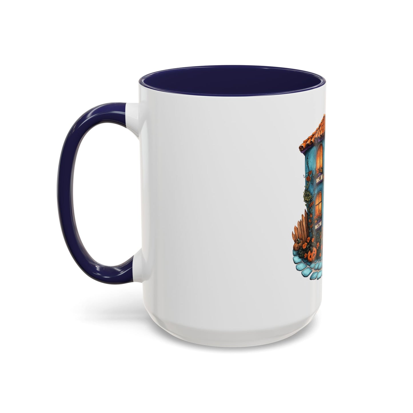 Charming Haunted House Mug - Perfect for Halloween, Coffee Lovers, Home Decor, Gift Idea, Unique Art