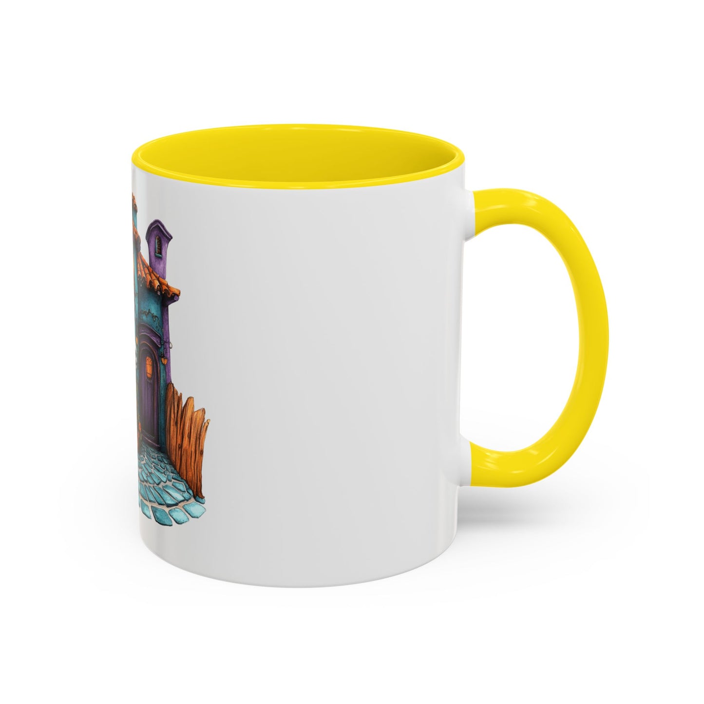 Charming Haunted House Mug - Perfect for Halloween, Coffee Lovers, Home Decor, Gift Idea, Unique Art