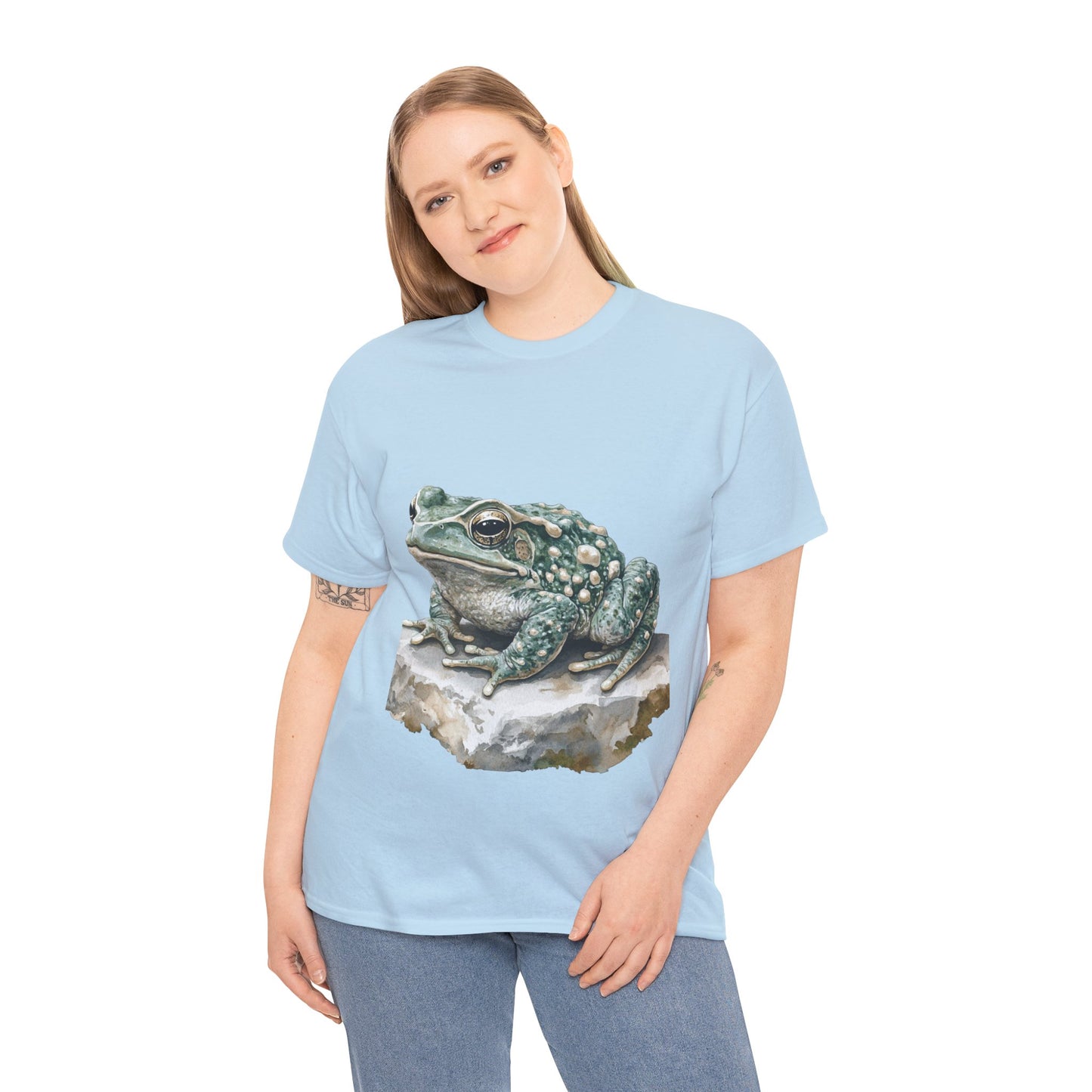 Frog Art Unisex Cotton Tee, Animal Lover Gift, Nature T-Shirt, Eco-Friendly Fashion, Men's & Women's Casual Wear