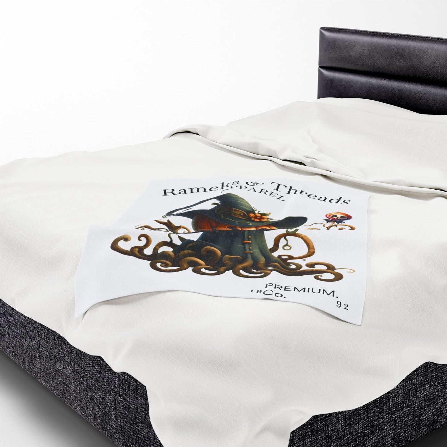 Pumpkin Monters Velveteen Plush Blanket
