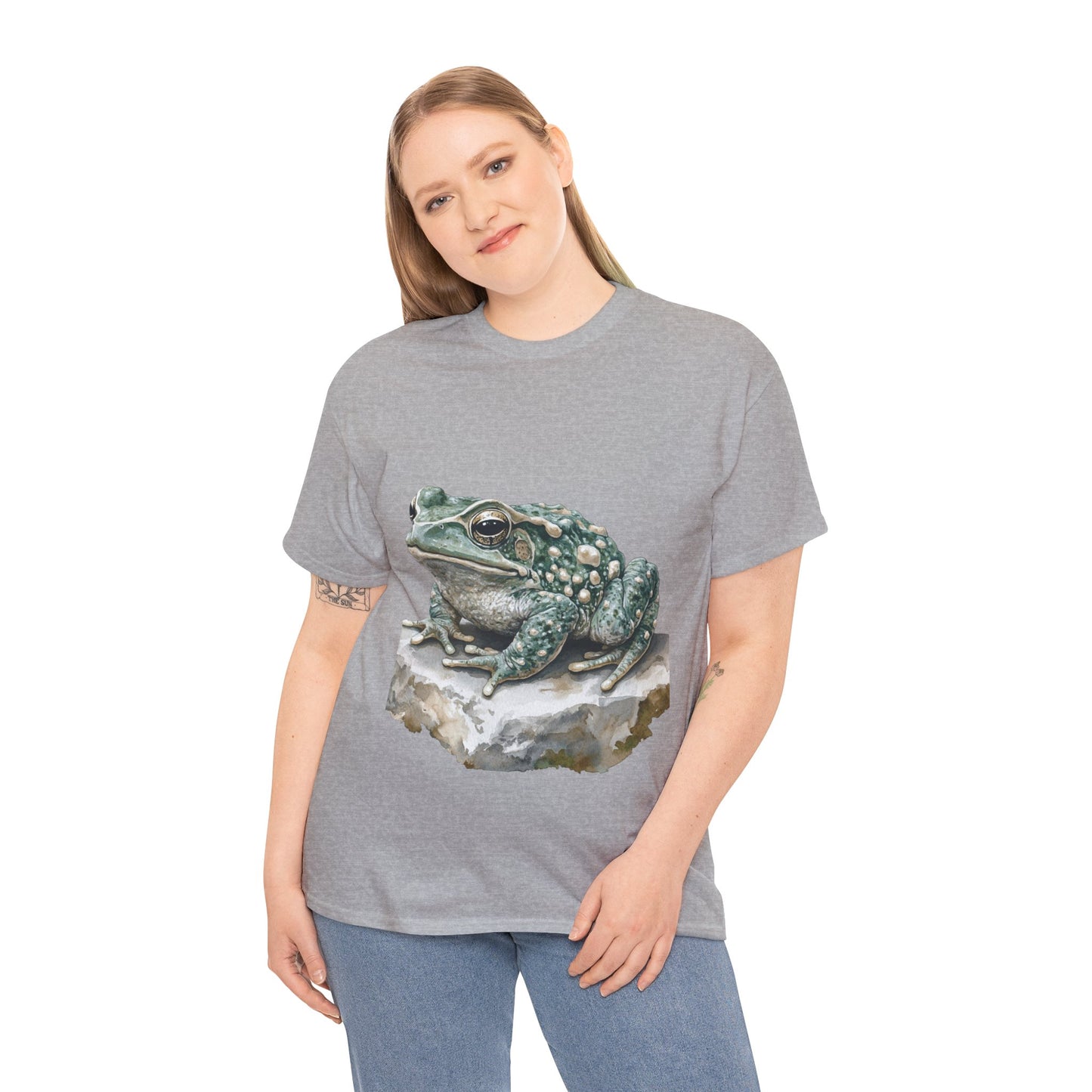 Frog Art Unisex Cotton Tee, Animal Lover Gift, Nature T-Shirt, Eco-Friendly Fashion, Men's & Women's Casual Wear