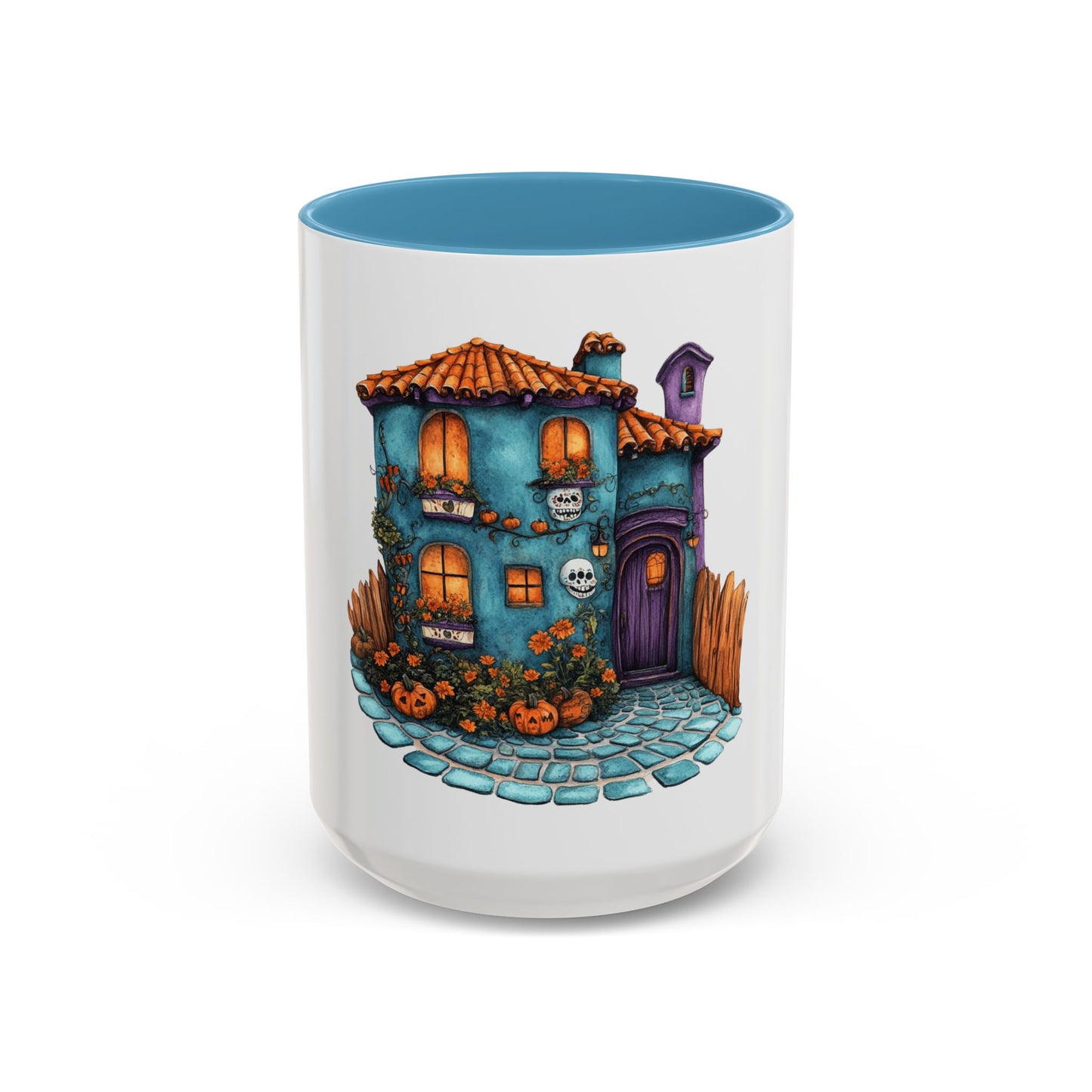 Charming Haunted House Mug - Perfect for Halloween, Coffee Lovers, Home Decor, Gift Idea, Unique Art