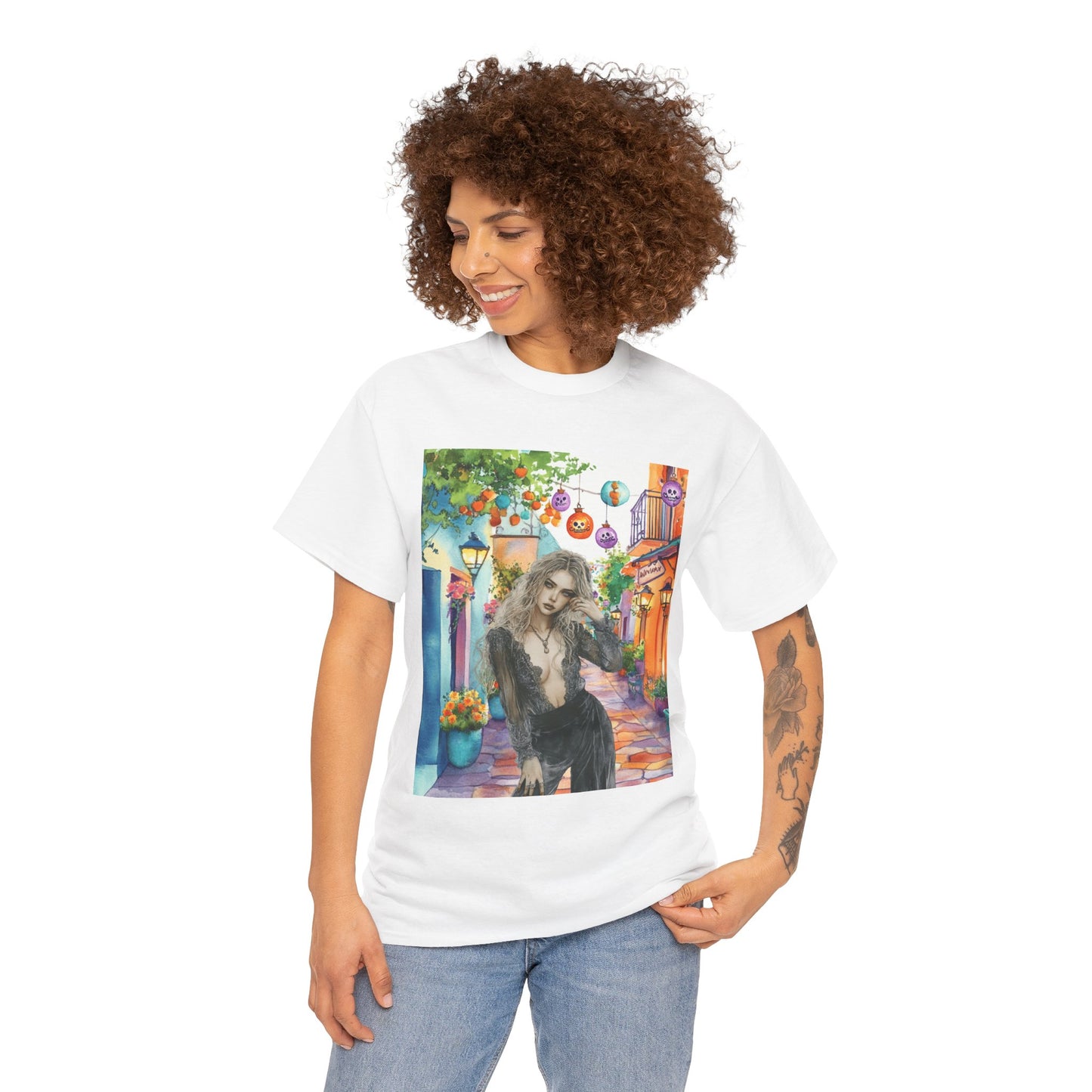 Vibrant Artistic T-Shirt, Casual Wear, Summer Style, Gift for Artists, Outdoor Adventures, Everyday Comfort