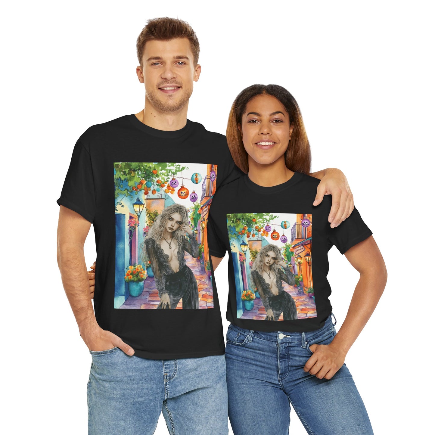 Vibrant Artistic T-Shirt, Casual Wear, Summer Style, Gift for Artists, Outdoor Adventures, Everyday Comfort