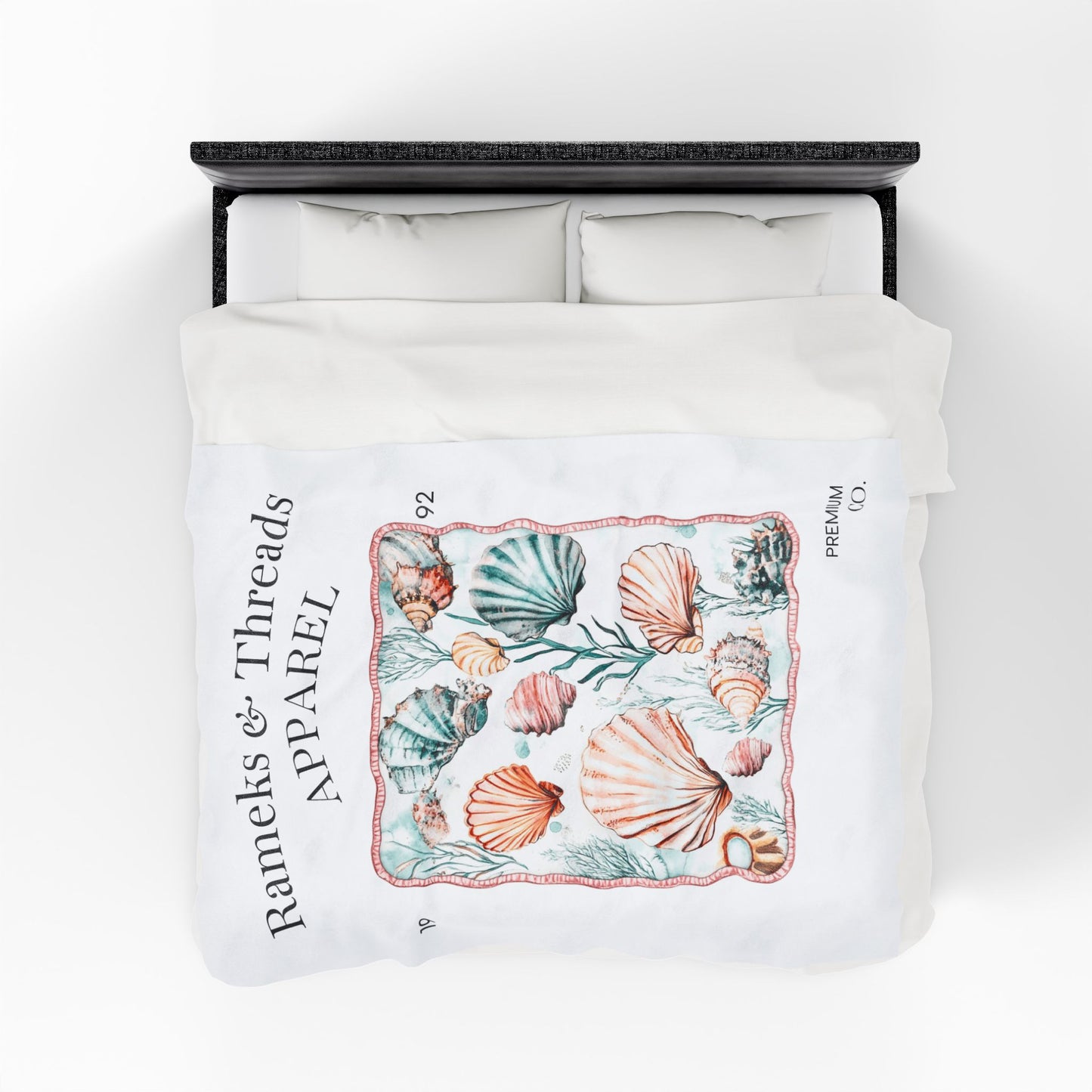Ocean Velveteen Plush Blanket
