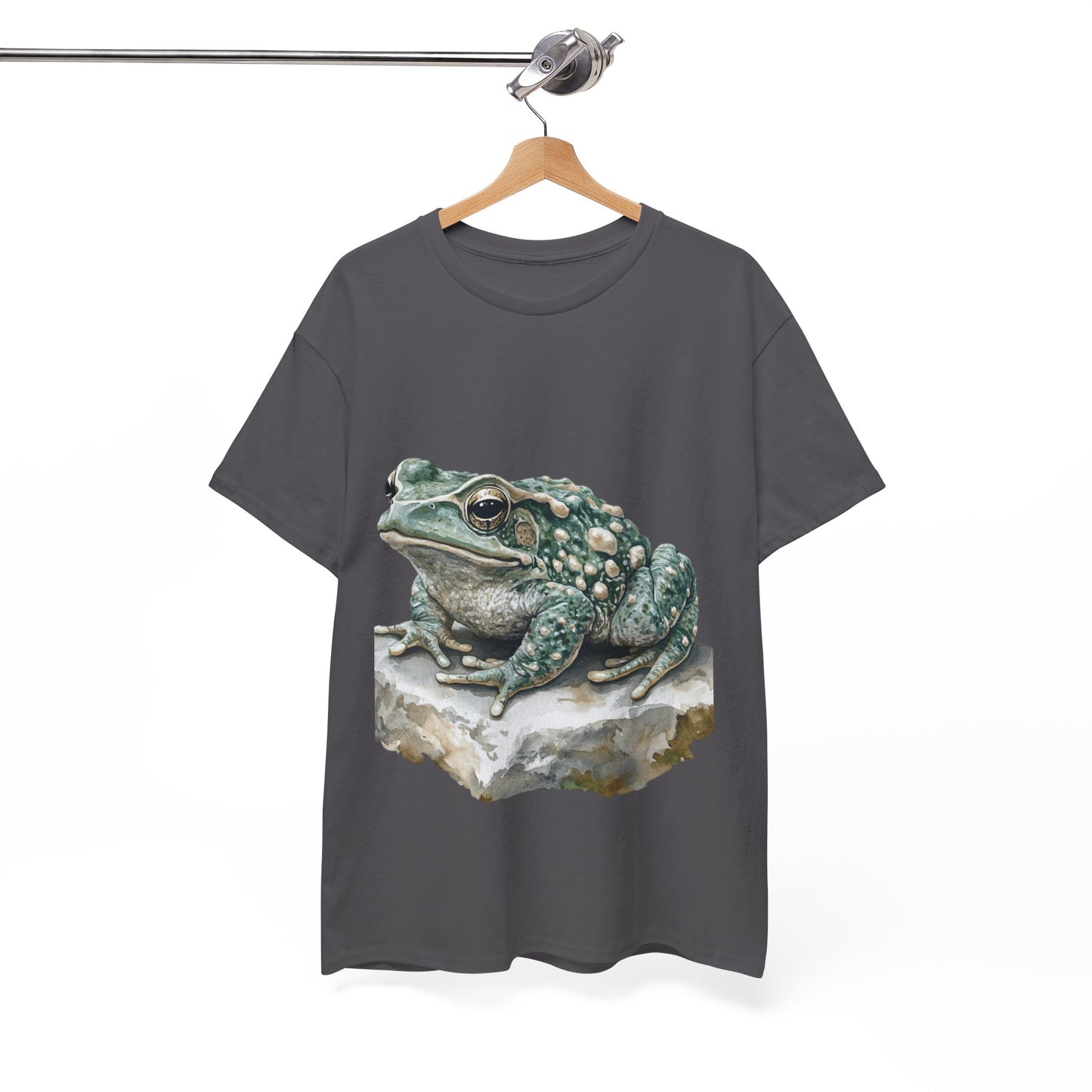 Frog Art Unisex Cotton Tee, Animal Lover Gift, Nature T-Shirt, Eco-Friendly Fashion, Men's & Women's Casual Wear