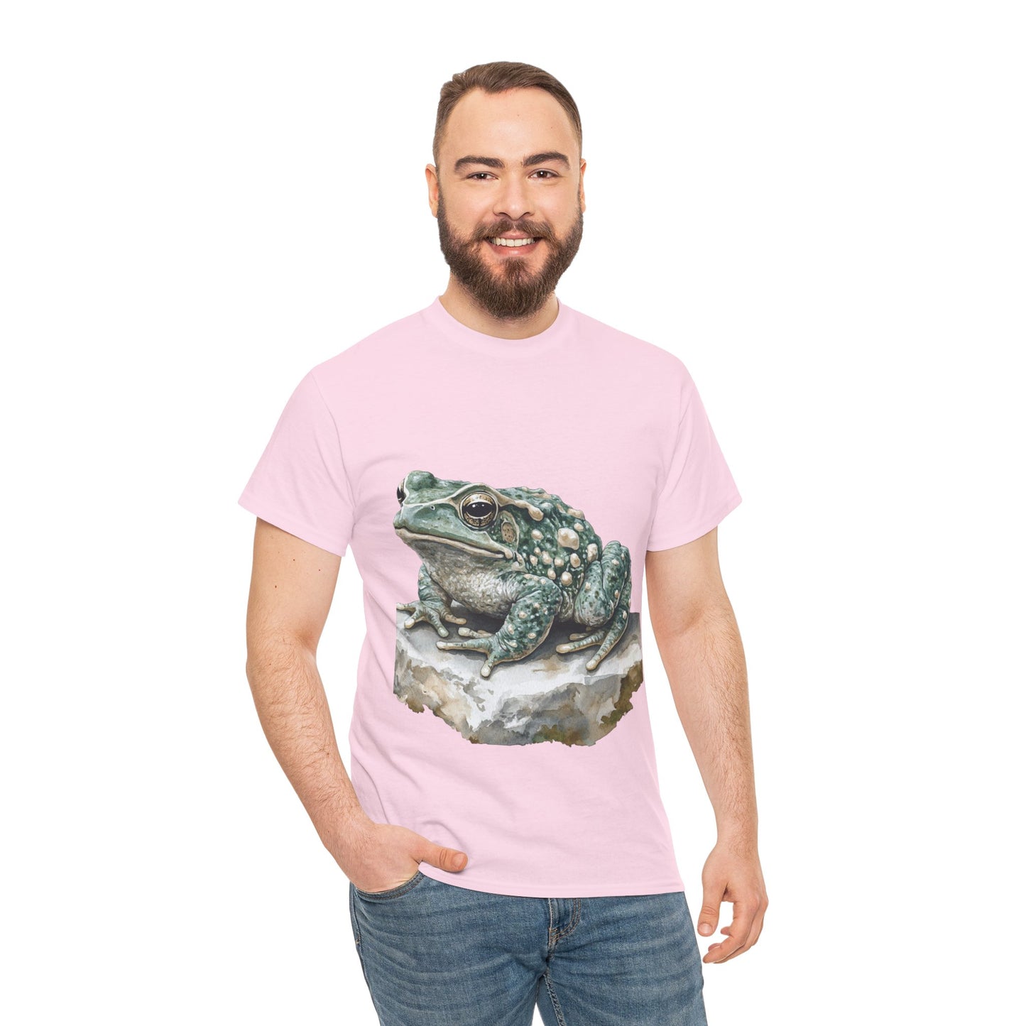 Frog Art Unisex Cotton Tee, Animal Lover Gift, Nature T-Shirt, Eco-Friendly Fashion, Men's & Women's Casual Wear