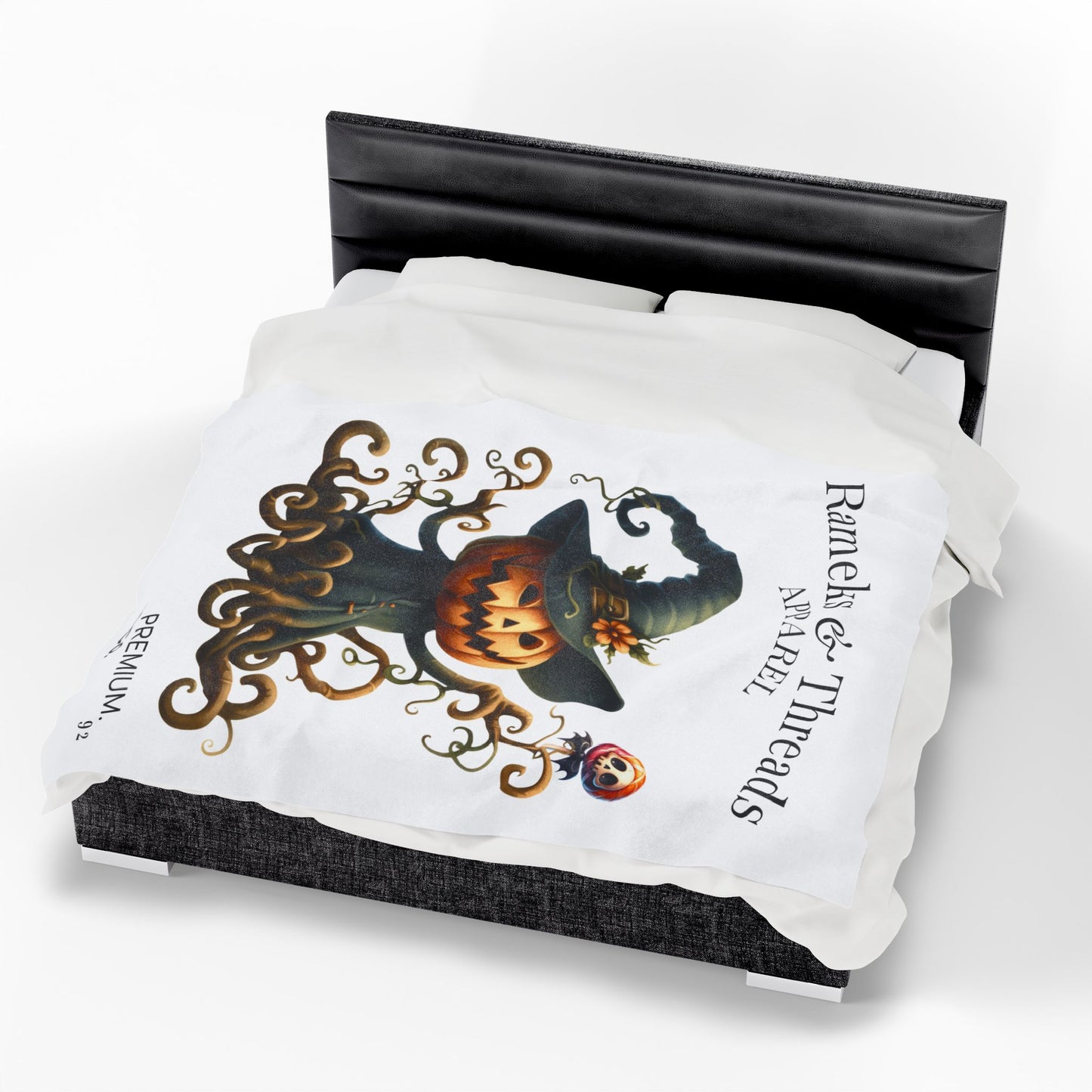 Pumpkin Monters Velveteen Plush Blanket