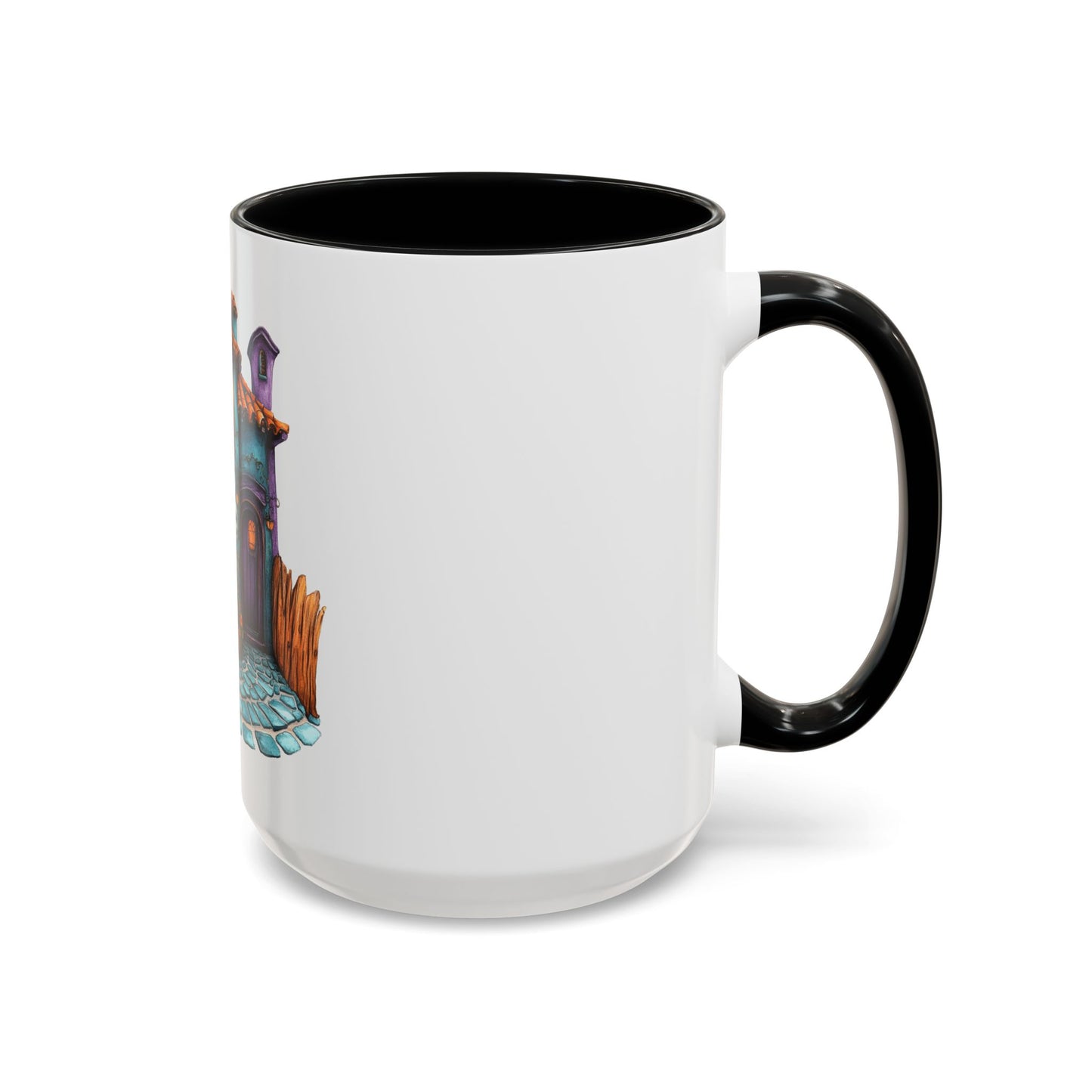 Charming Haunted House Mug - Perfect for Halloween, Coffee Lovers, Home Decor, Gift Idea, Unique Art