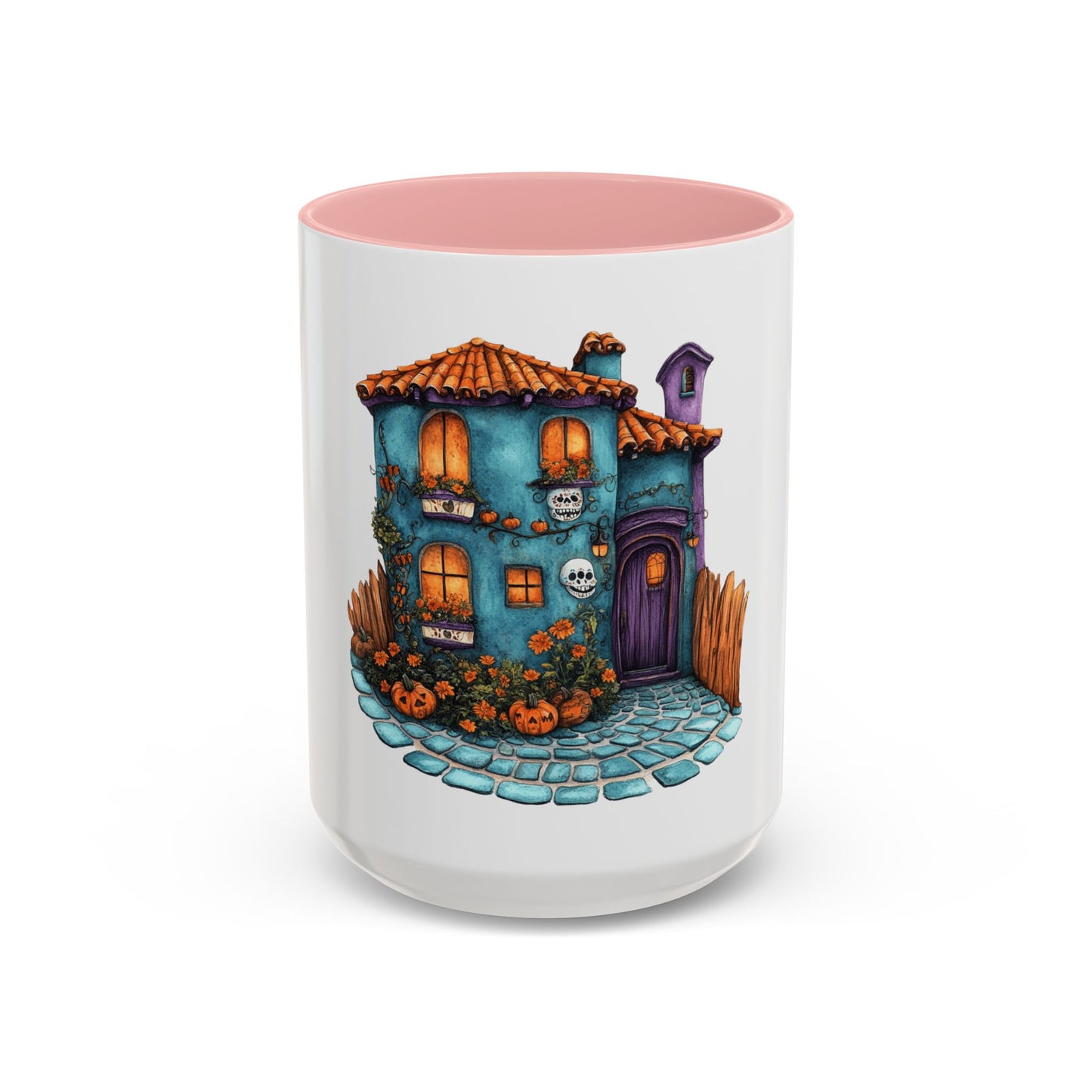 Charming Haunted House Mug - Perfect for Halloween, Coffee Lovers, Home Decor, Gift Idea, Unique Art