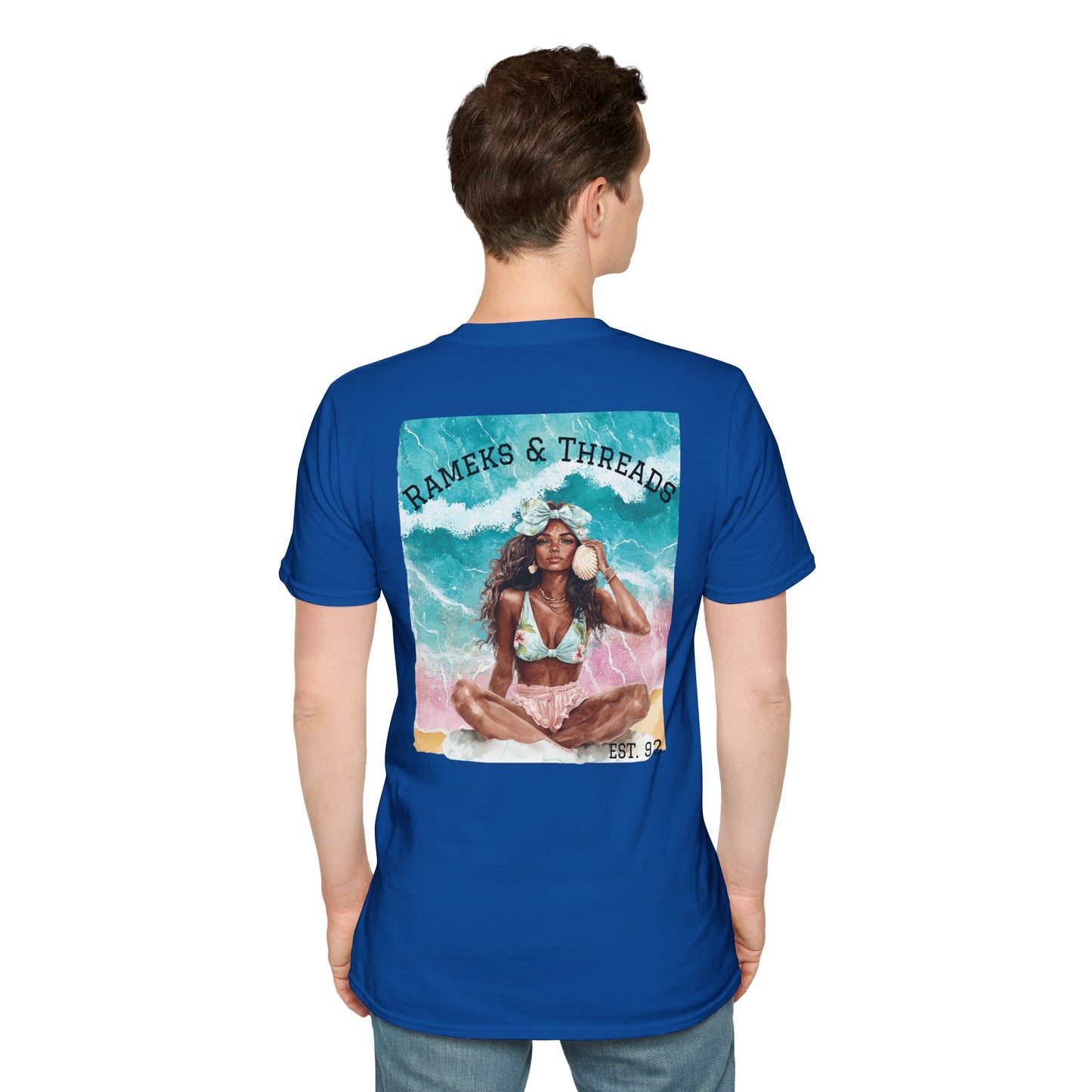 T-Shirt — "Rest Mode Activated" Floral Beach Graphic Tee