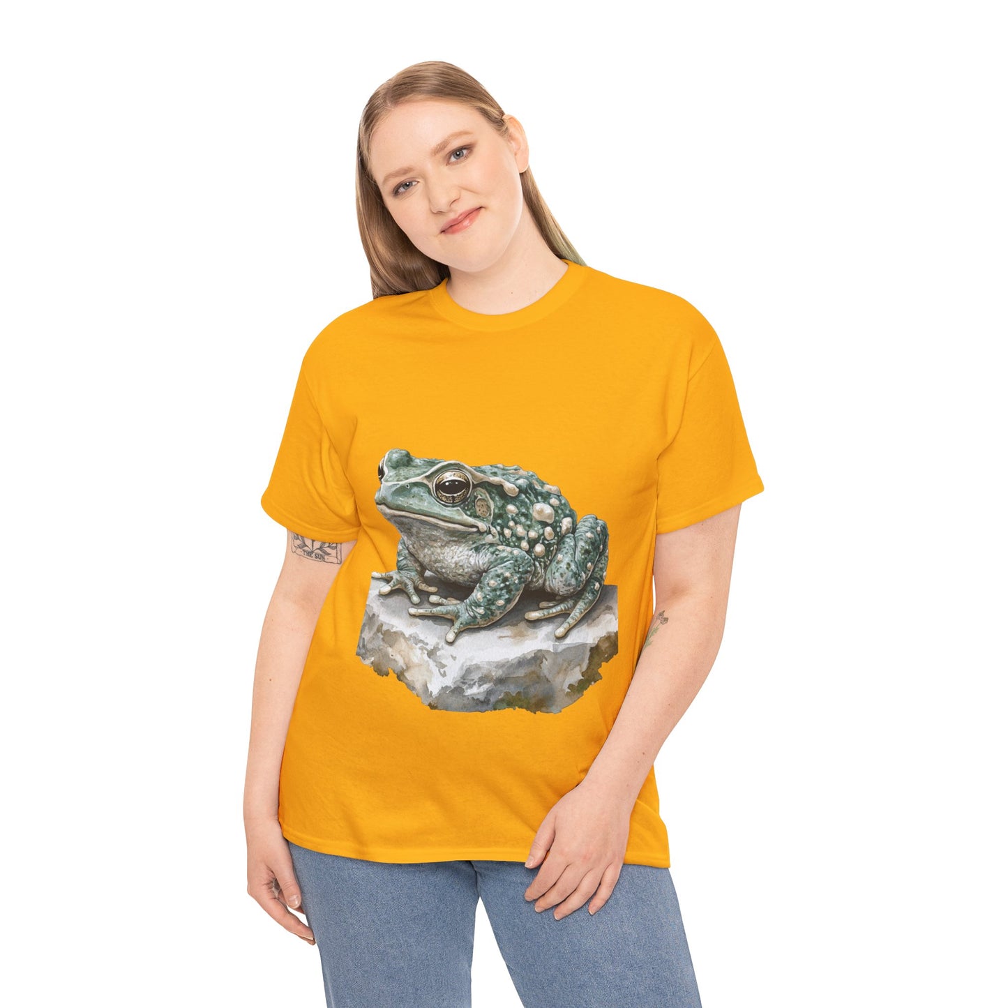 Frog Art Unisex Cotton Tee, Animal Lover Gift, Nature T-Shirt, Eco-Friendly Fashion, Men's & Women's Casual Wear