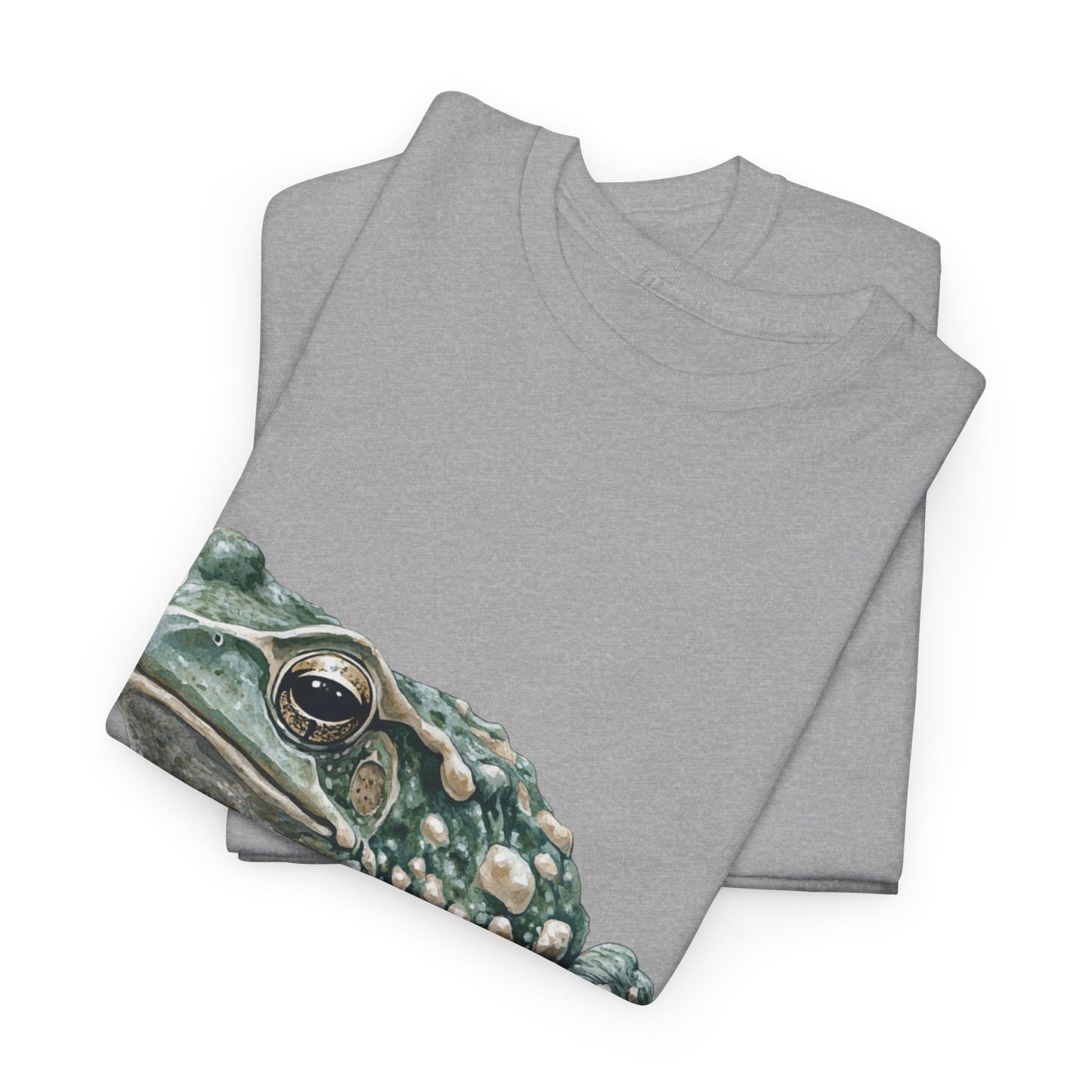Frog Art Unisex Cotton Tee, Animal Lover Gift, Nature T-Shirt, Eco-Friendly Fashion, Men's & Women's Casual Wear