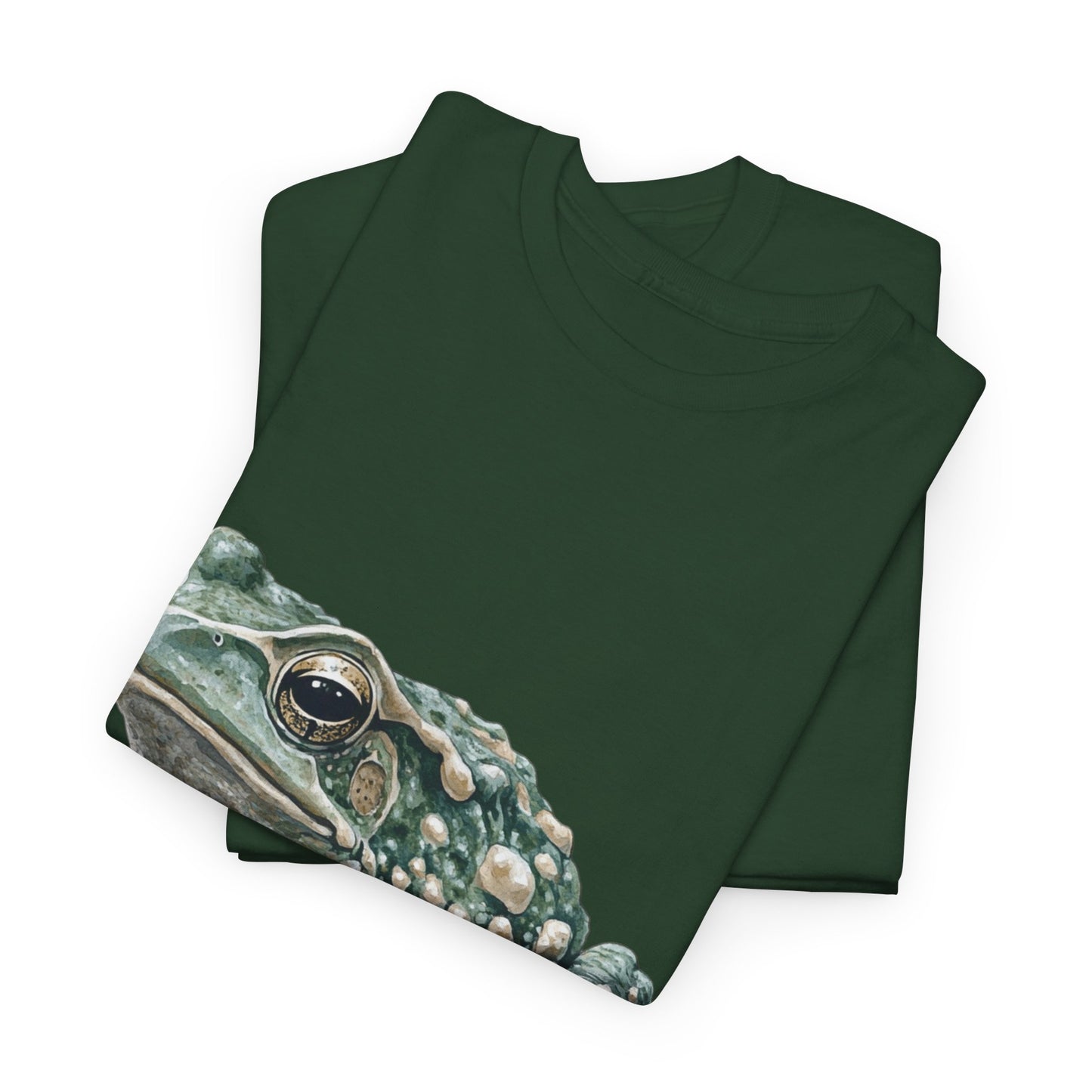 Frog Art Unisex Cotton Tee, Animal Lover Gift, Nature T-Shirt, Eco-Friendly Fashion, Men's & Women's Casual Wear