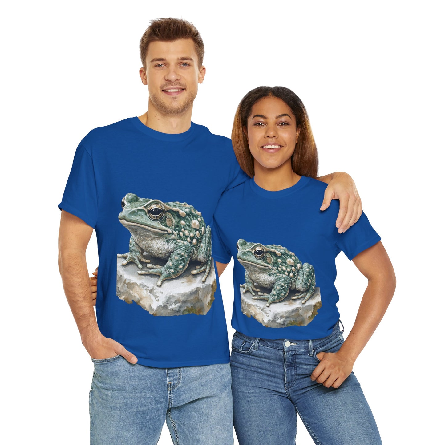 Frog Art Unisex Cotton Tee, Animal Lover Gift, Nature T-Shirt, Eco-Friendly Fashion, Men's & Women's Casual Wear